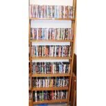 A large quantity of DVD's, to include The Queen, The Holiday, Cat Woman, The Italian Job, etc. (6 sh