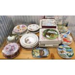 Various collectors plates, to include Bradford Exchange, Royal Worcester commemorative plate Inspire