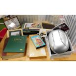 An Igrow hair grow system, boxed, gentlemans travelling set, Universal English dictionary, books, et