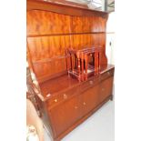 A Stag Minstrel dresser, 72cm high, 142cm wide, 46cm deep, and a nest of three tables. Lots 1501 to