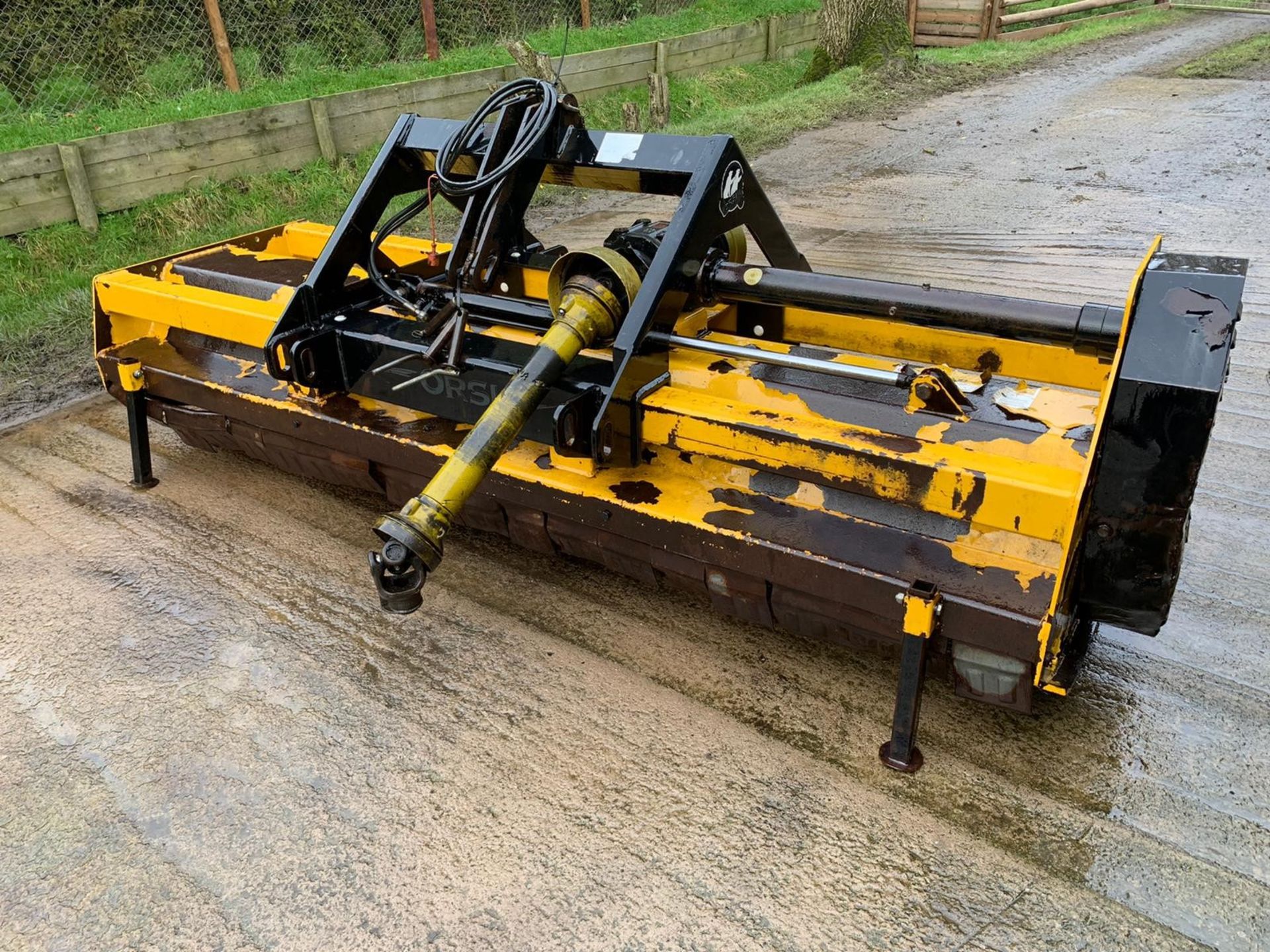 ORSI 2.8MTR FLAIL MOWER 2007, HYDRAULIC SIDE SHIFT FRONT/REAR