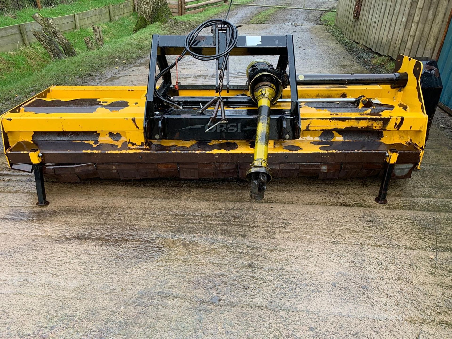 ORSI 2.8MTR FLAIL MOWER 2007, HYDRAULIC SIDE SHIFT FRONT/REAR - Image 4 of 4
