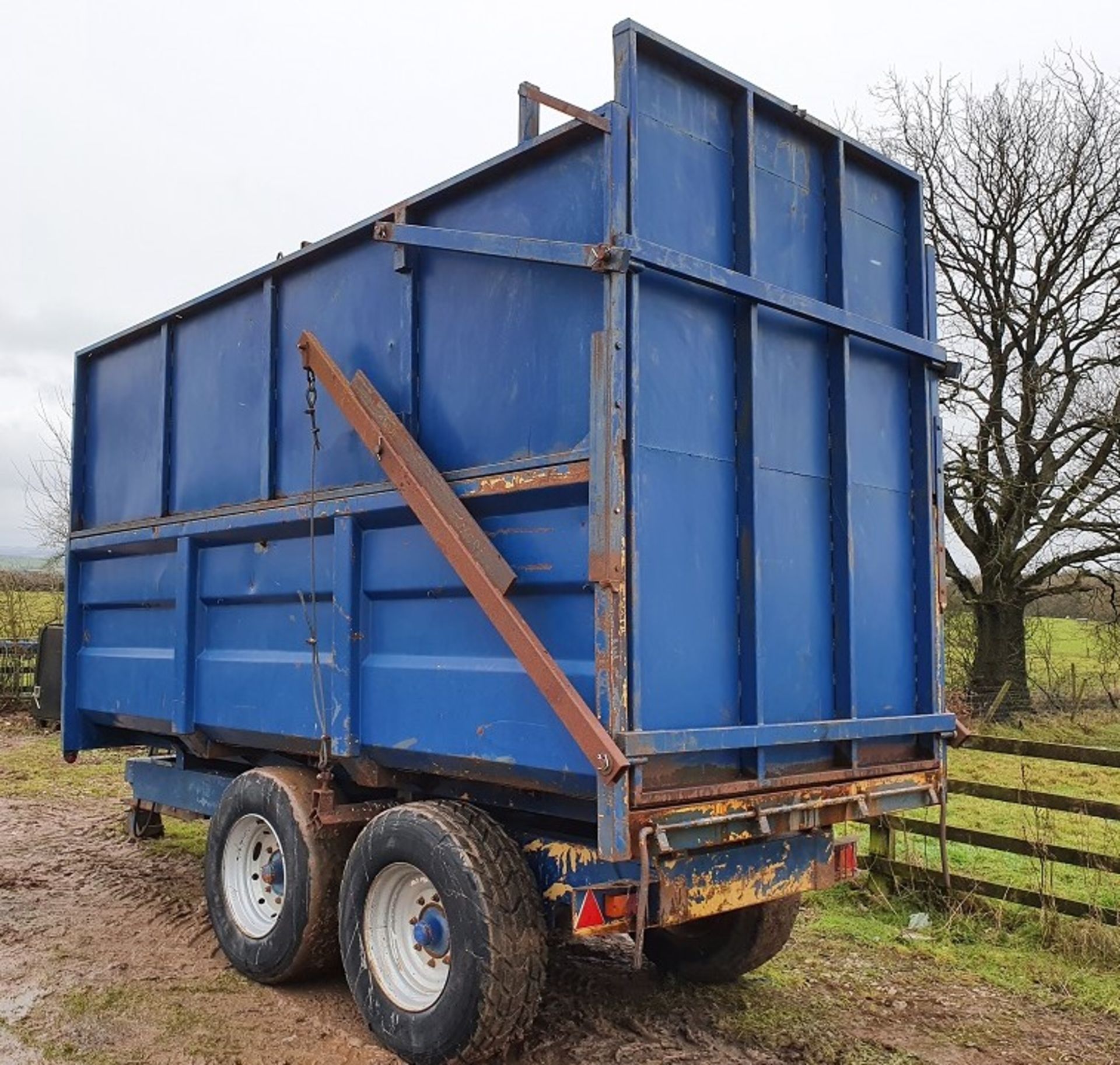 AS MARSTON 11T TANDEM AXLE SILAGE TRAILE - Image 8 of 15
