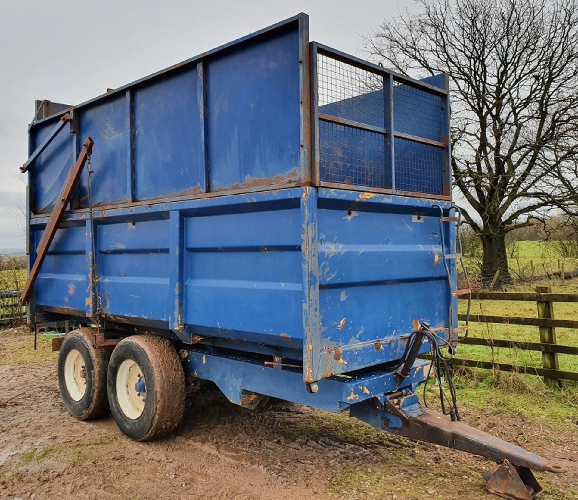 AS MARSTON 11T TANDEM AXLE SILAGE TRAILE - Image 4 of 15