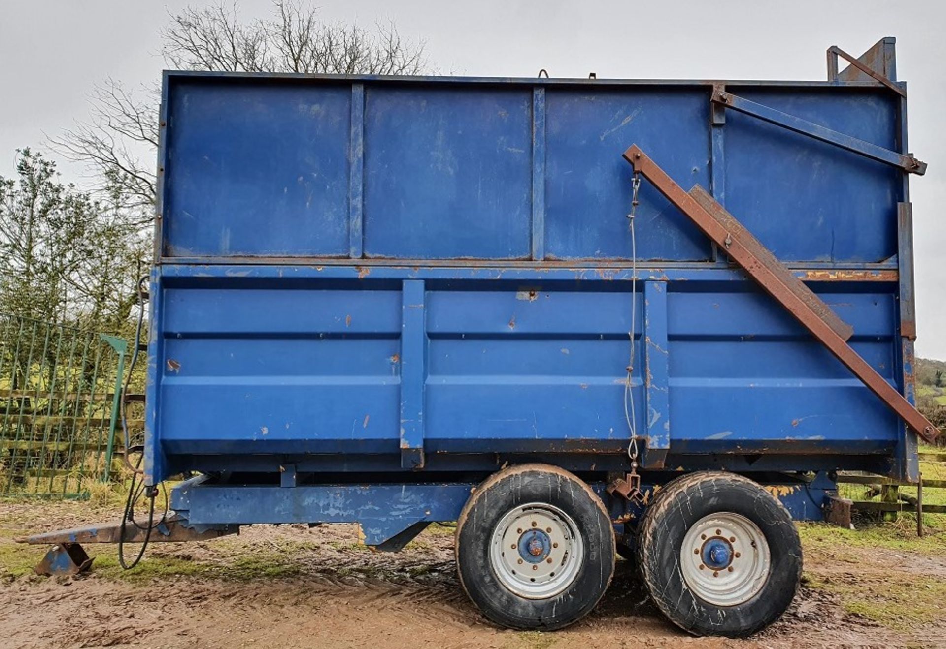 AS MARSTON 11T TANDEM AXLE SILAGE TRAILE