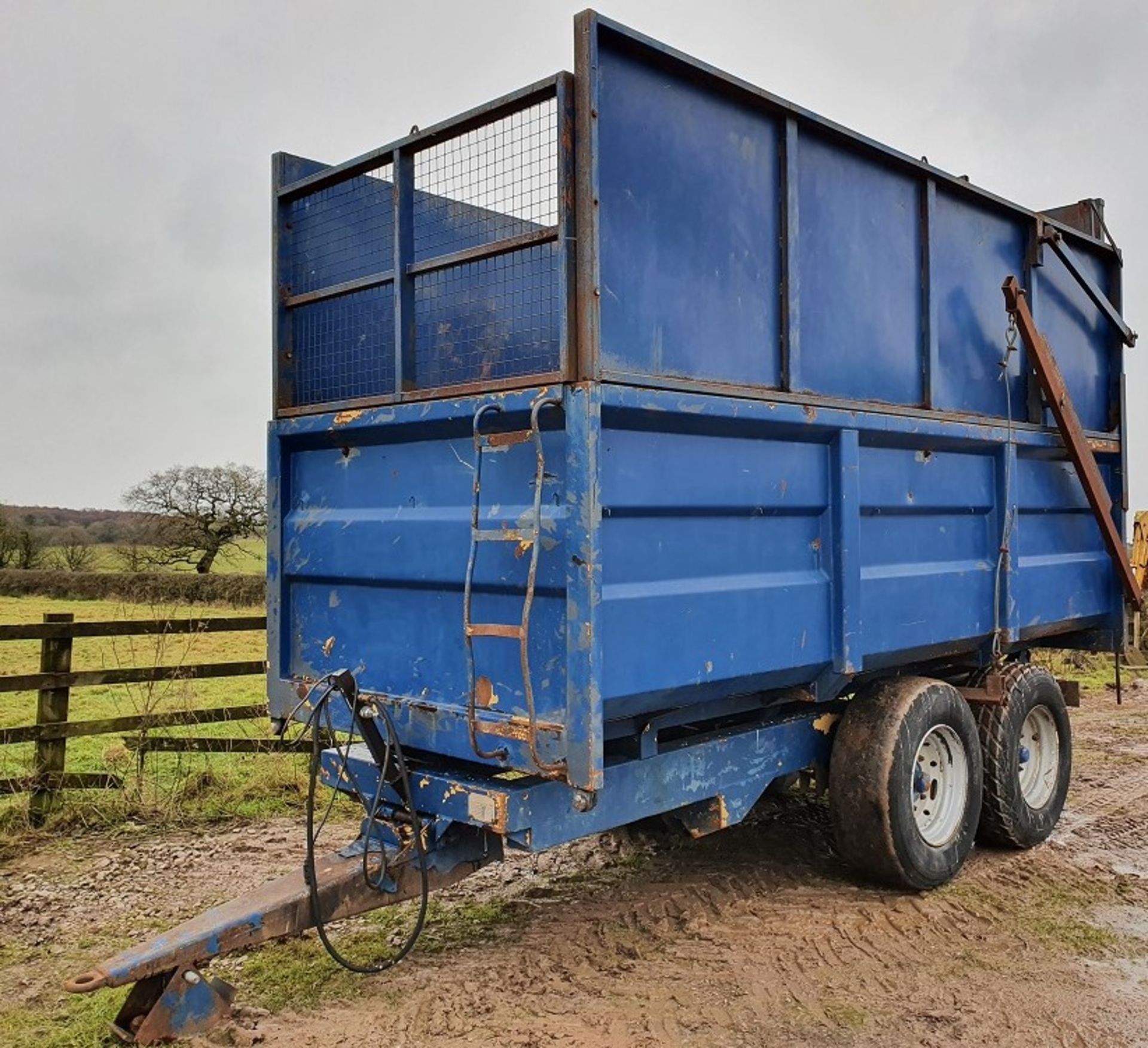 AS MARSTON 11T TANDEM AXLE SILAGE TRAILE - Image 2 of 15