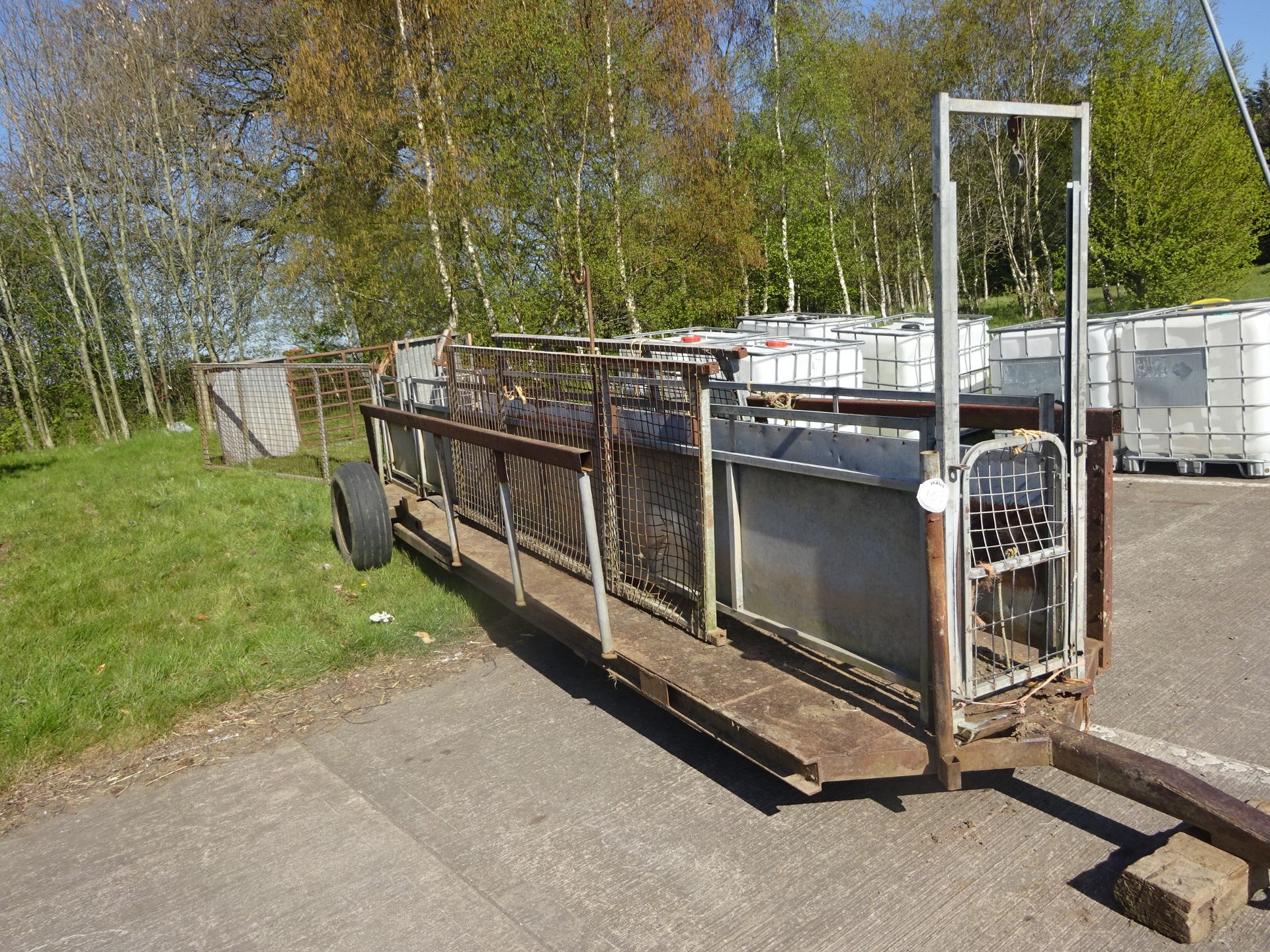 15FT MOBILE SHEEP RACE WITH HOLDING PEN