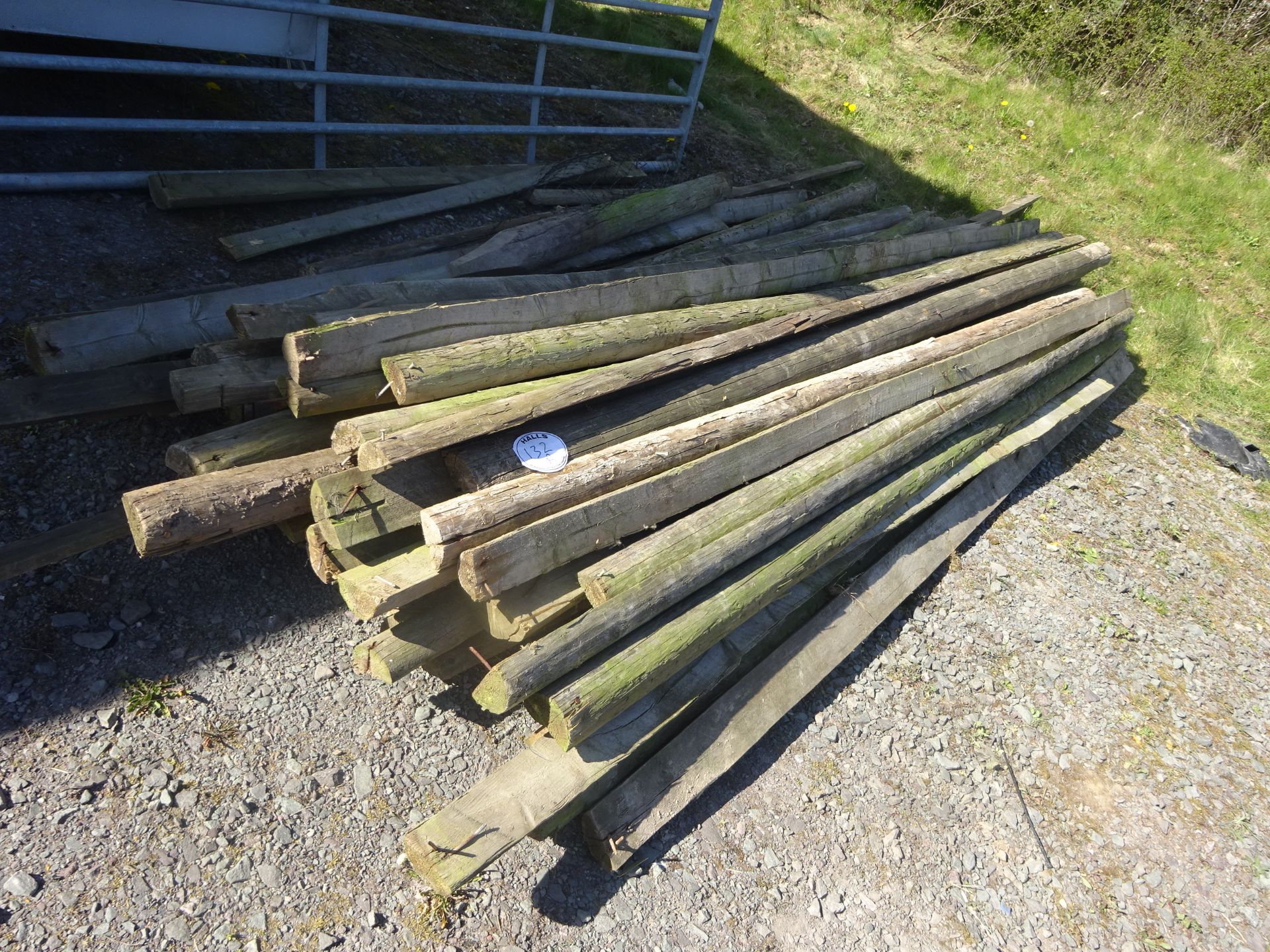 PALLET OF FENCING RAILS