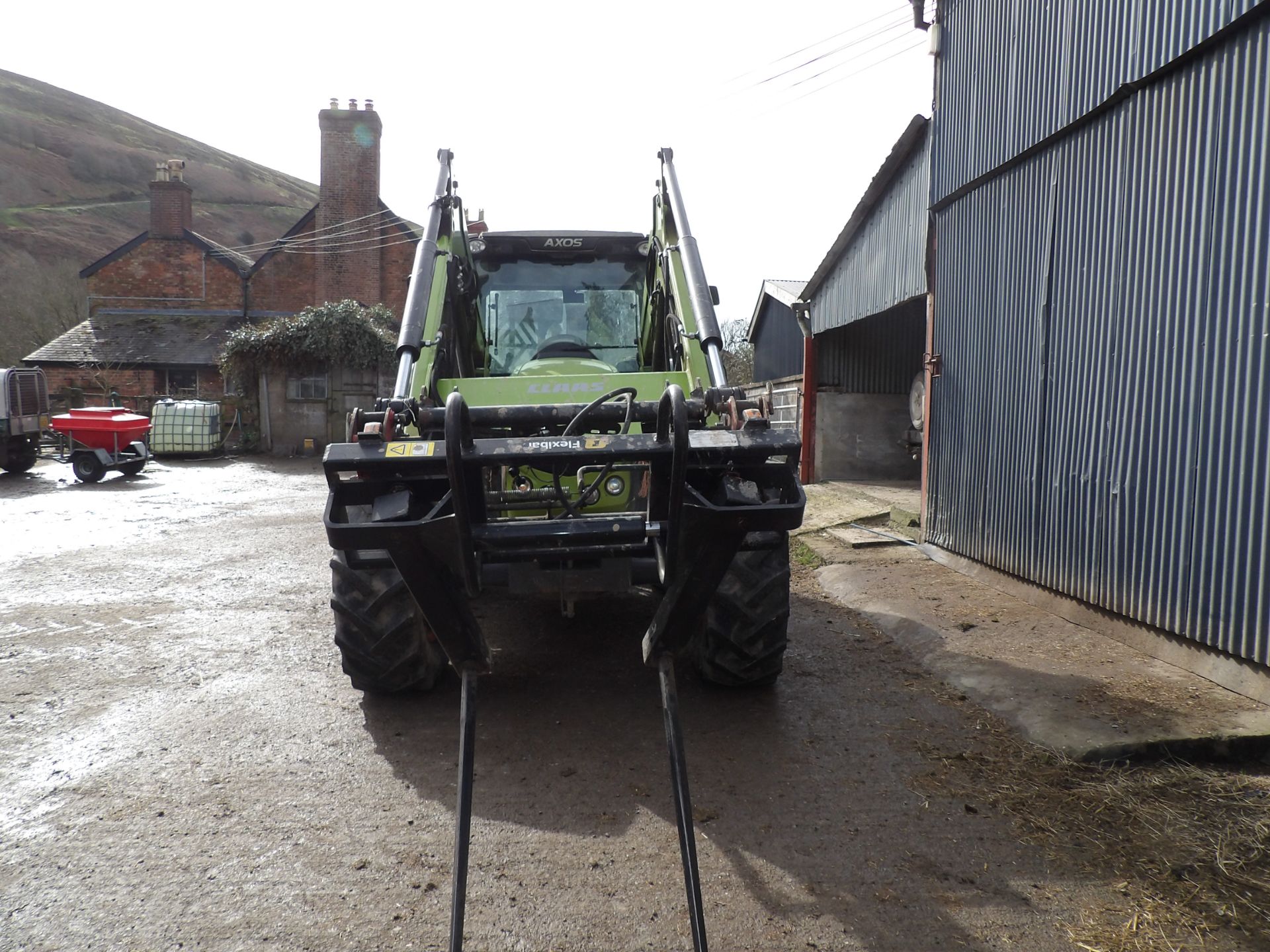 CLAAS AXOS 340 4WD TRACTOR REG.DX13 FAM FIRST REG 14/5/13 105HP C/W CLAAS FL100 LOADER AND A10 - Image 7 of 7