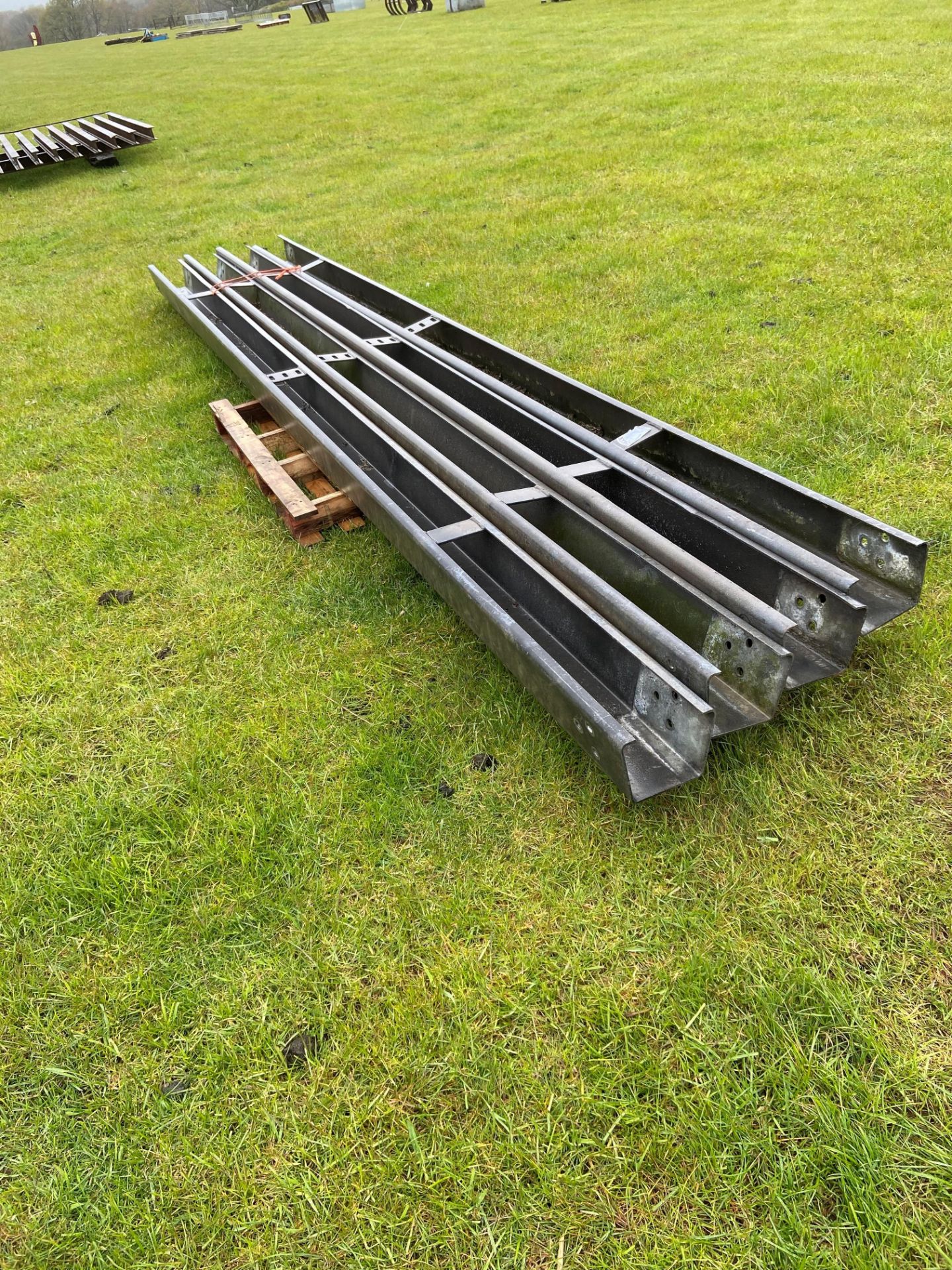 4 X 18FT STEEL CRASH BARRIERS