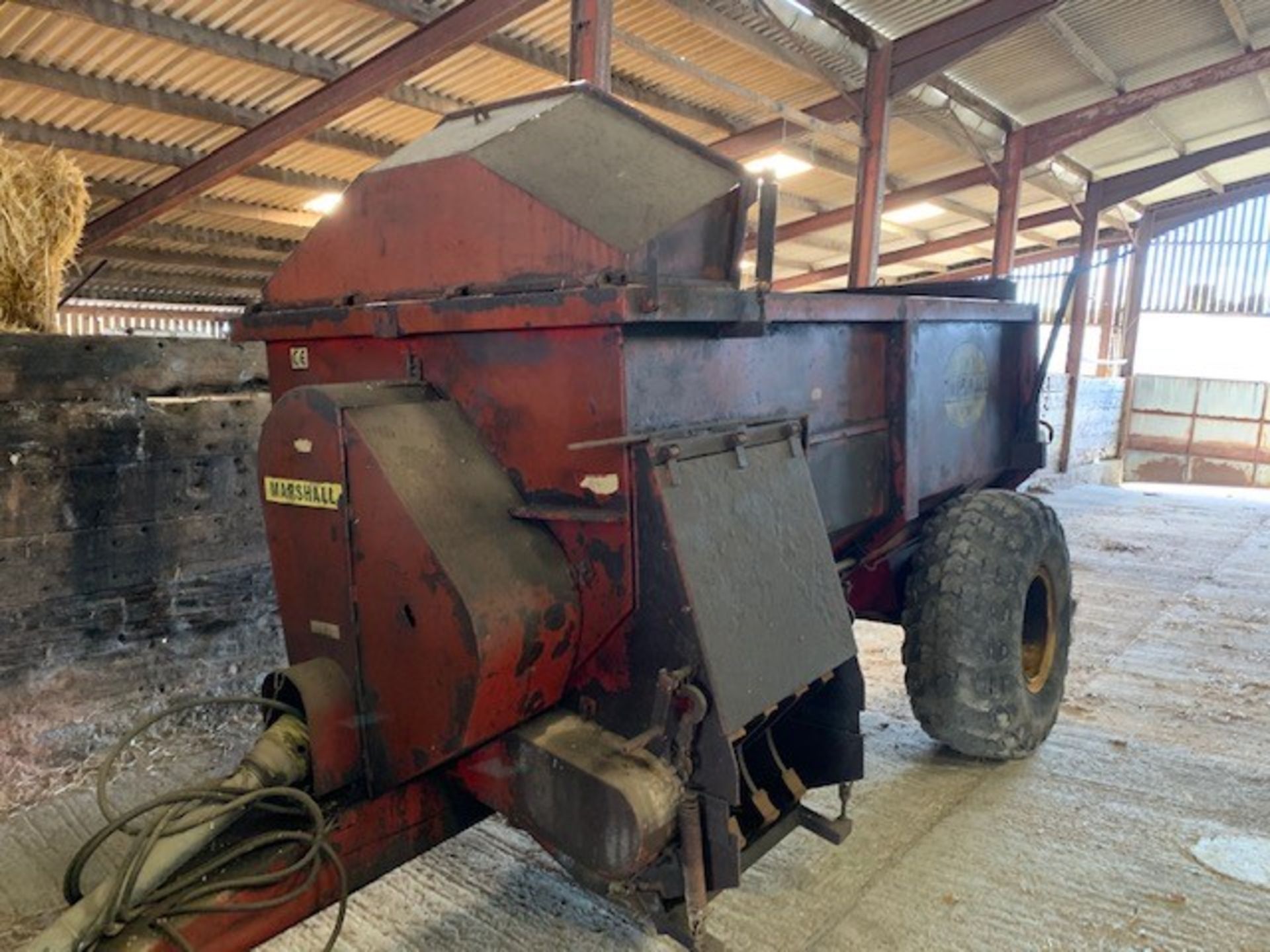 1996 MARSHALL 850 MUCK SPREADER by kind permission