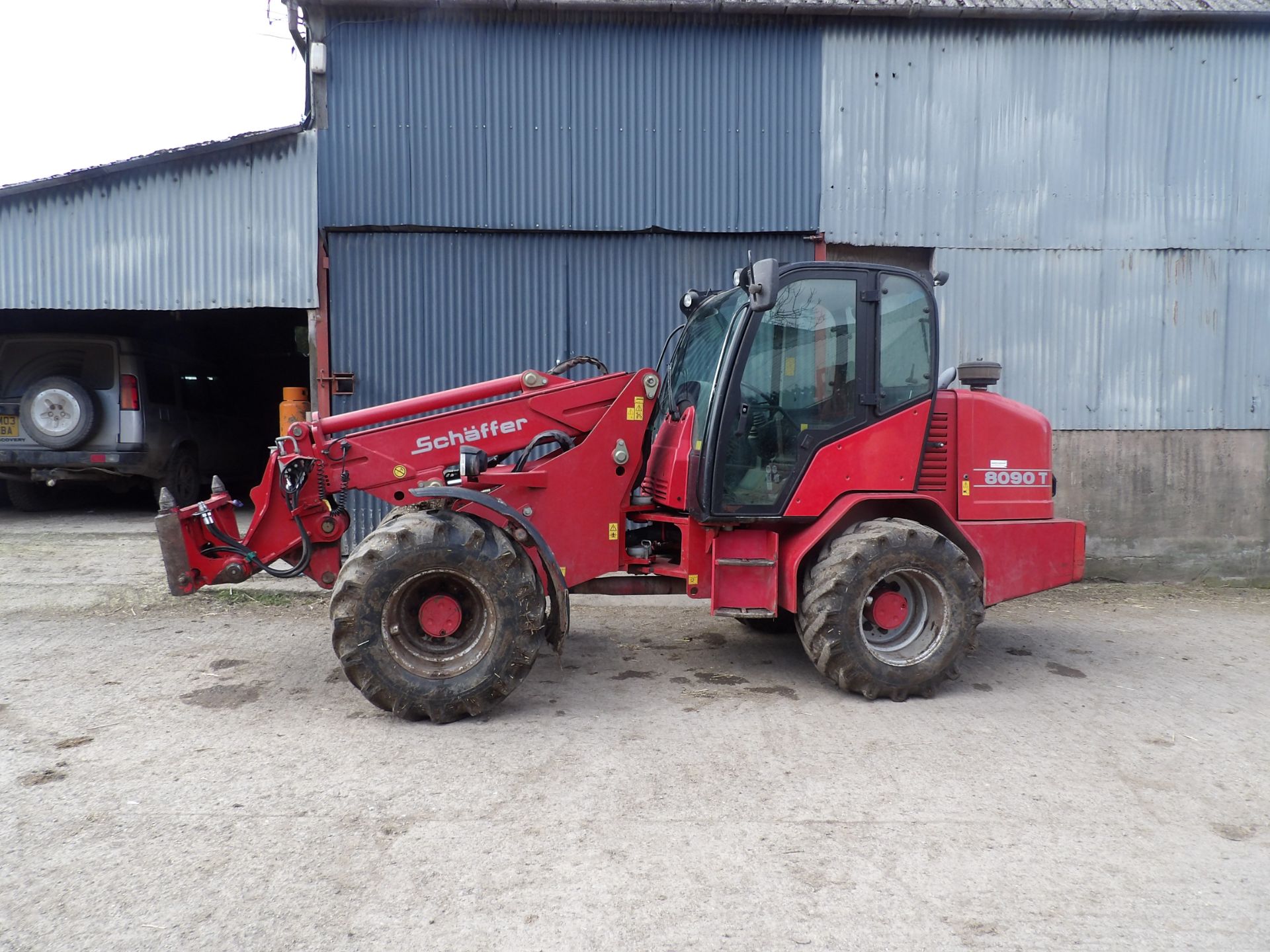 SHAFFER 8090 PIVOT STEER TELESCOPIC LOADER C/W PALLET TINES REG.NO. EU16 HPK FIRST REG.9/9/16