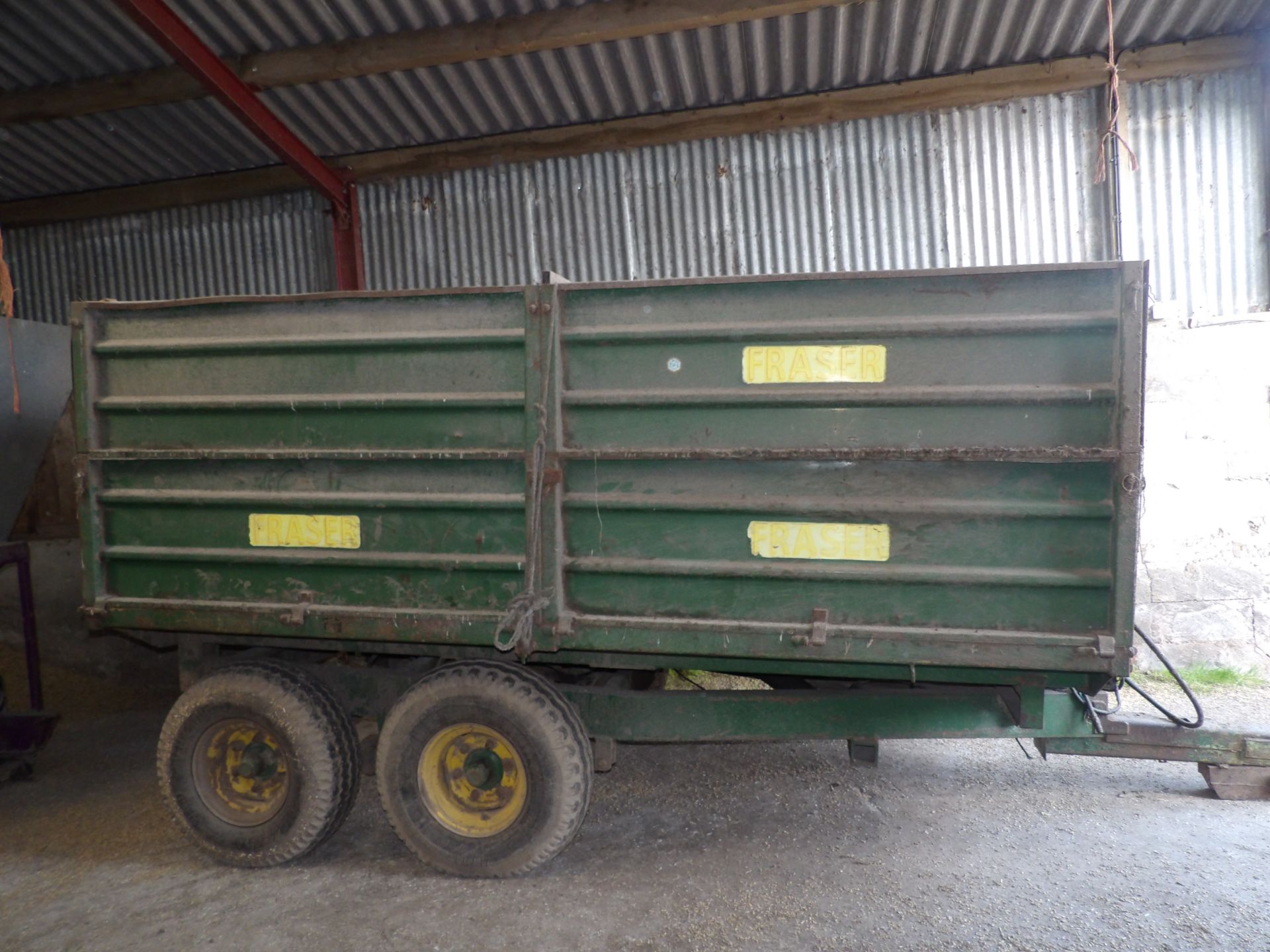 FRASER 6T TWIN AXLE TIPPING TRAILER