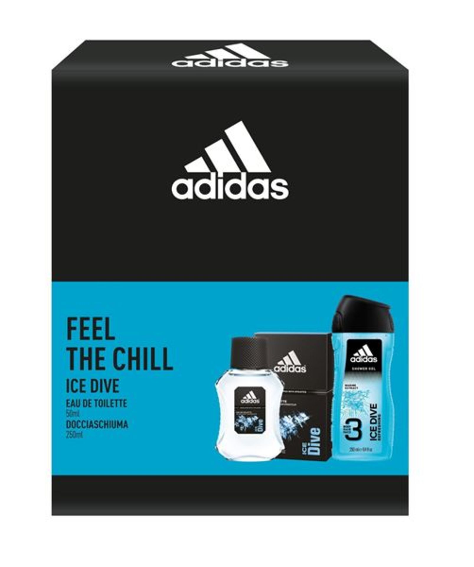 + VAT Brand New Adidas Ice Dive 50ml EDT+250ml Shower Gel