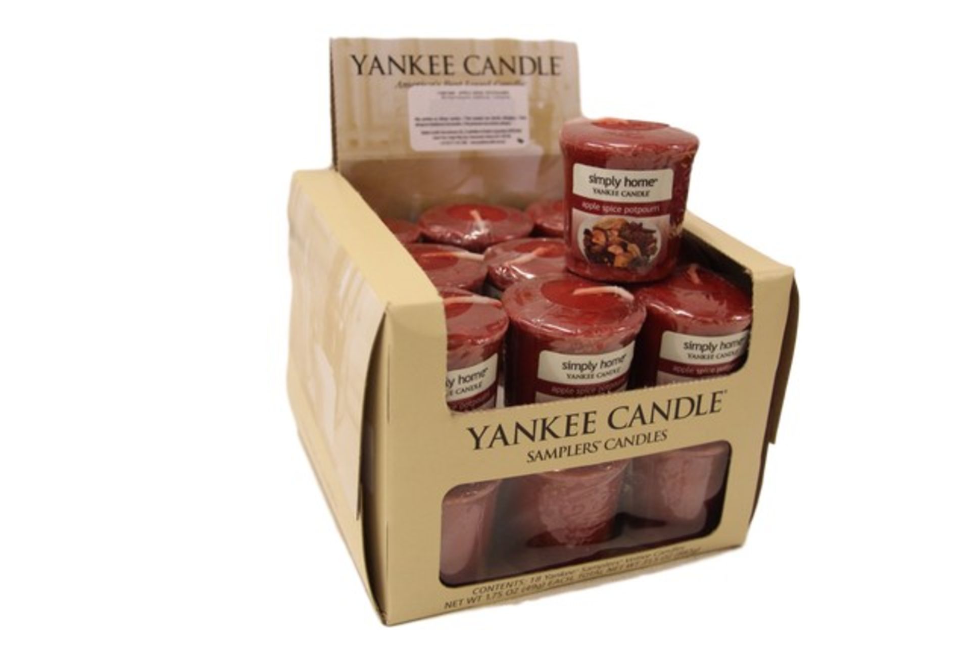 + VAT Brand New 18 x Yankee Candle Apple Spice Pot Pouri 49g eBaY Price£27.00