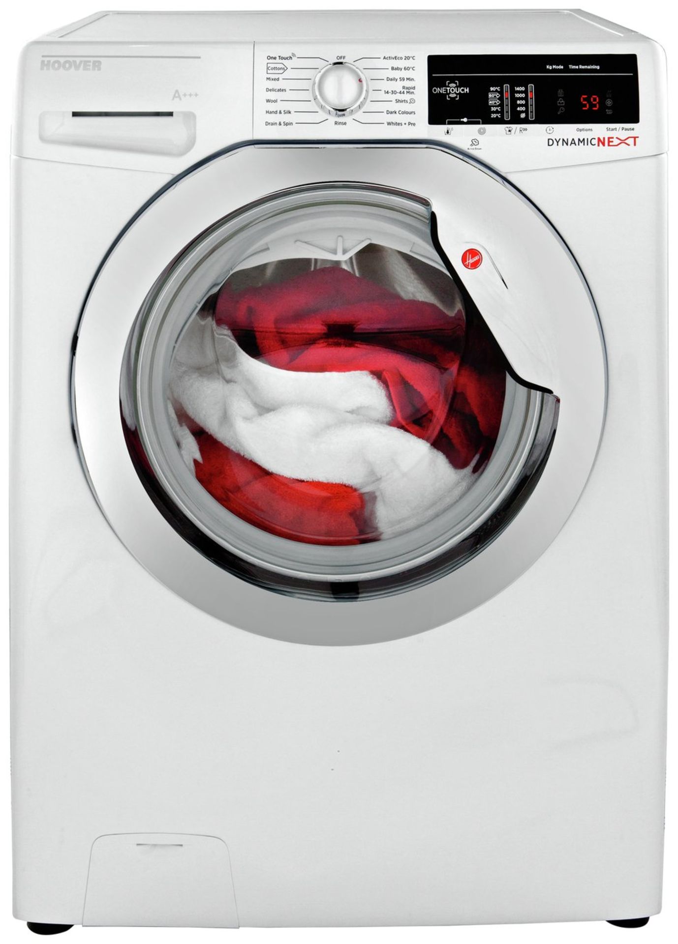 + VAT Grade A Hoover DX0A 49C3 9Kg 1400 Spin Washing Machine - A+++ Energy Rating - 14 Minute Quick