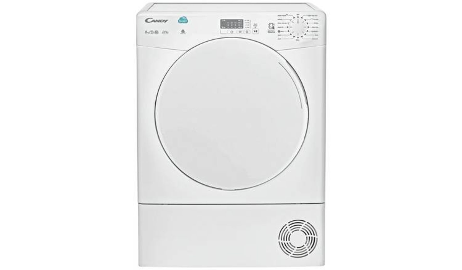 + VAT Grade A Candy CSC 8LF 8Kg Sensor Dry Condenser Tumble Dryer - 14 Programmes With Four Dryness