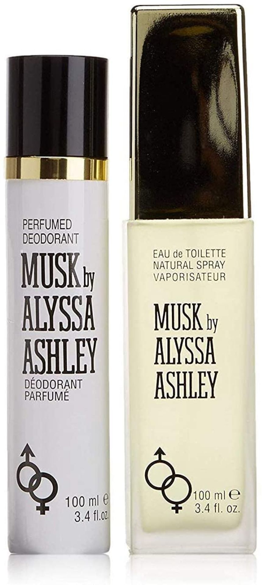 + VAT Brand New Alyssa Ashley 100ml EDT Spray + Deodorant Spray