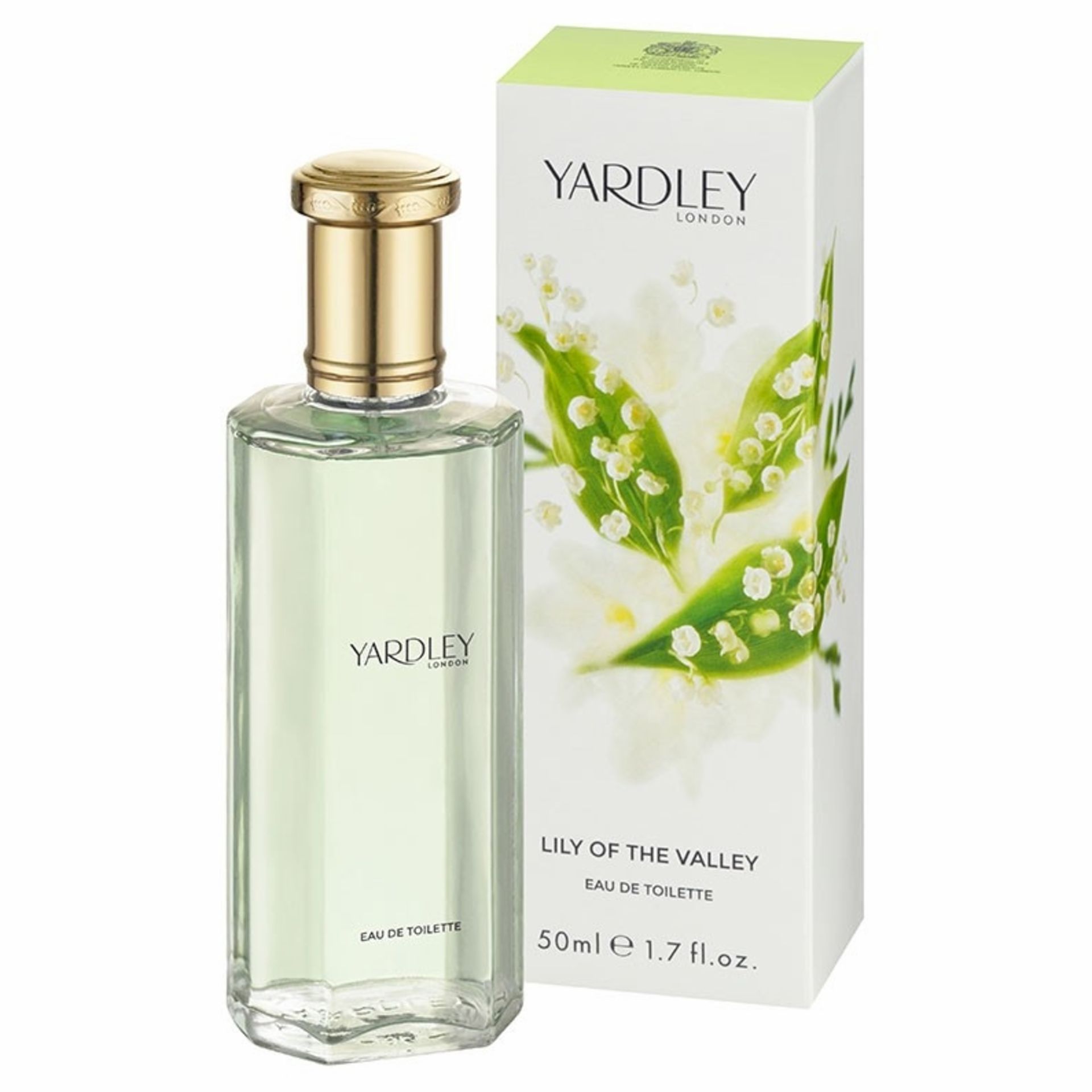 + VAT Brand New Yardley Lily of The Valley 50ml EDT Spray