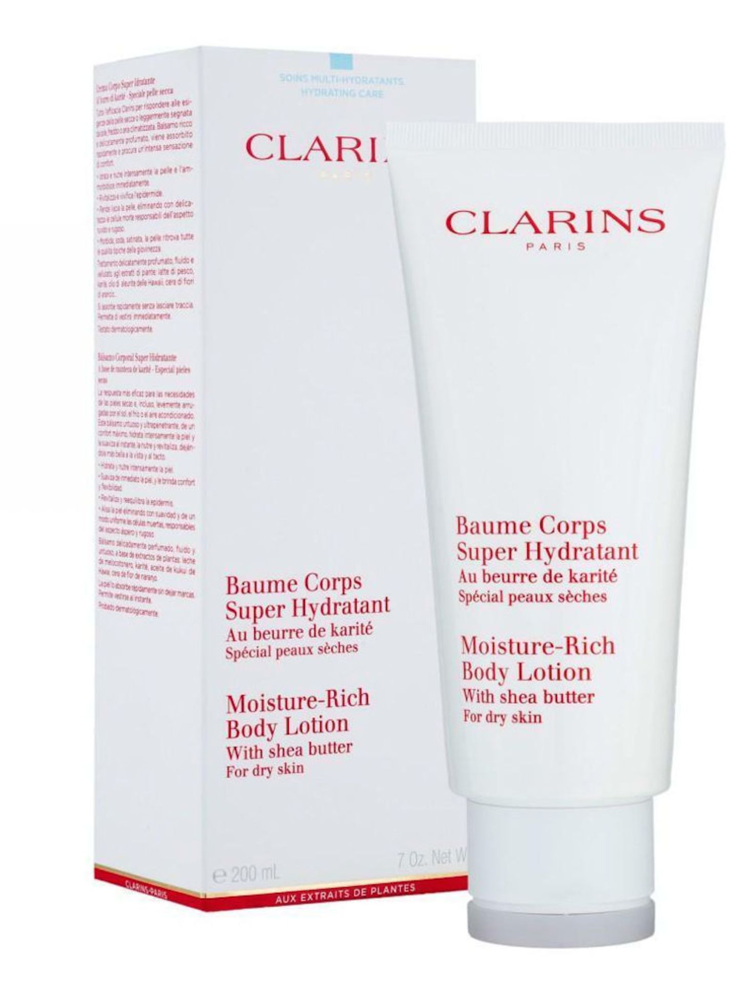 + VAT Brand New Clarins Moisture Rich Body Lotion 200ml