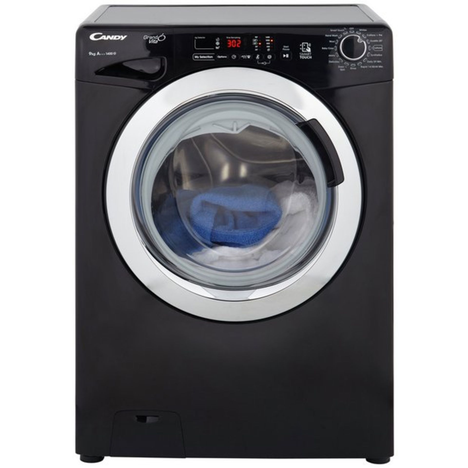+ VAT Grade A/B Candy GVS149DC3B 9Kg 1400 Spin Washing Machine - A+++ Energy Rating - 14 Minute