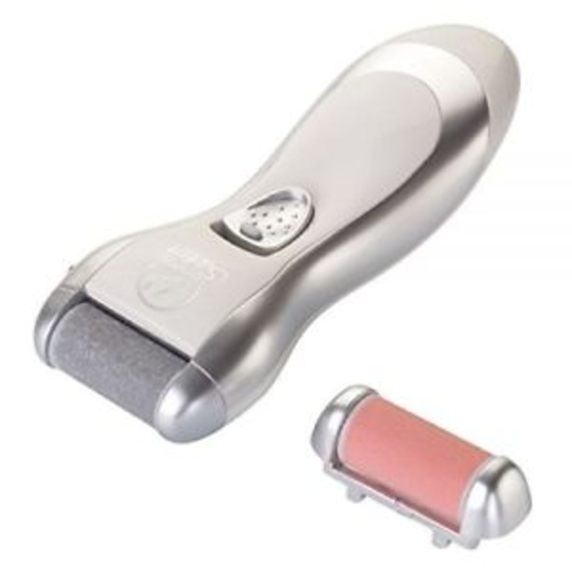 + VAT Brand New Velform Satin Battery Operated Foot File Callous/Rough Skin Remover-Rotates At - Image 2 of 2