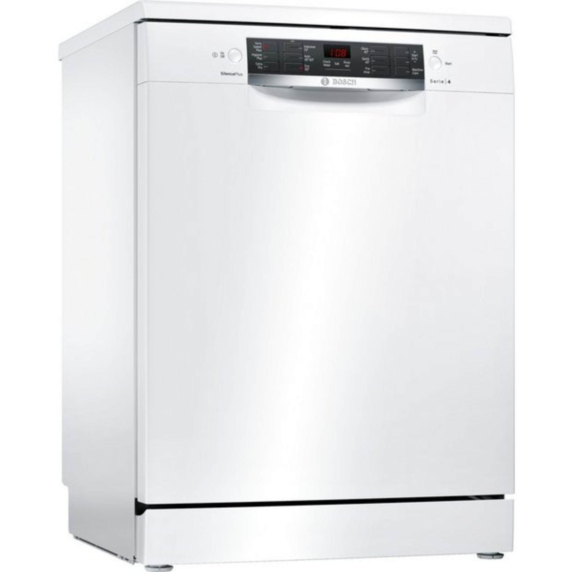 + VAT Grade A/B Bosch SMS46IW10G Full Size Dishwasher - A++ Energy Rating - Six Programms - 45