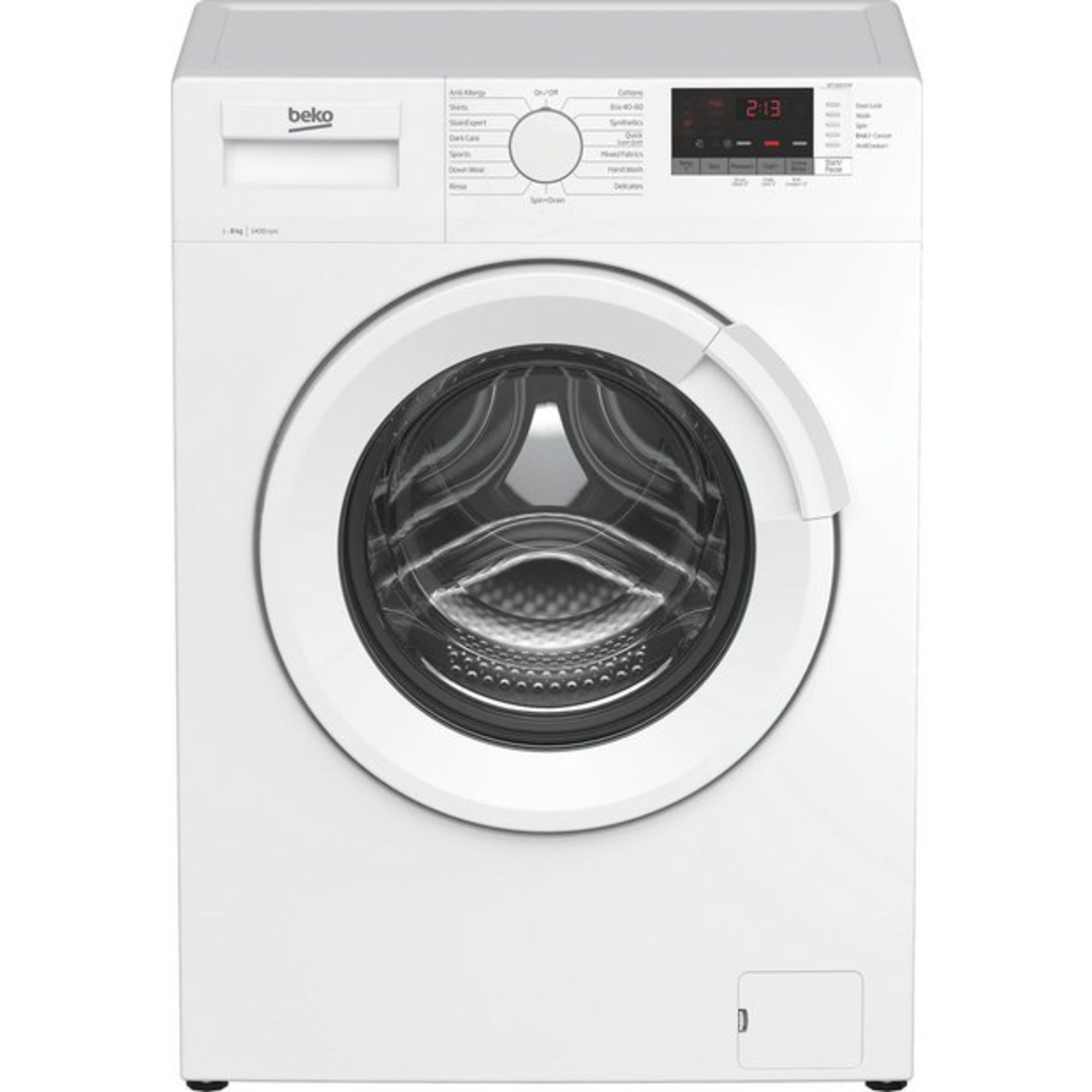 + VAT Grade A/B Beko WTL84151W 8Kg 1400 Spin Washing Machine - A+++ Energy Rating - 15 Programmes -