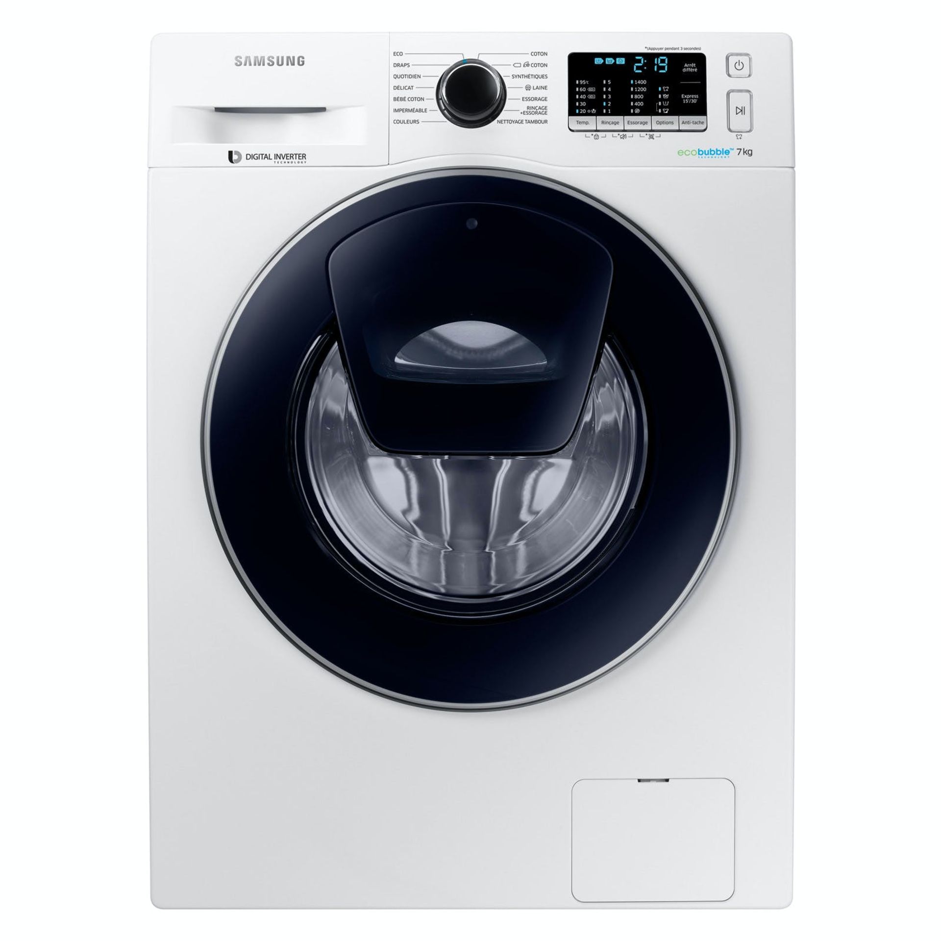 + VAT Grade A/B Samsung WW70K5410UW 7Kg 1400 Spin Washing Machine - A+++ Energy Rating - Ecobubble