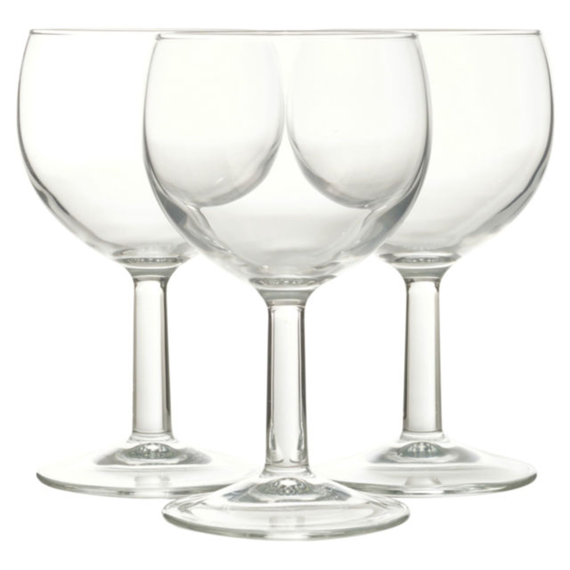 + VAT Brand New Red Wine Glasses - 3 x 25cl Glasses