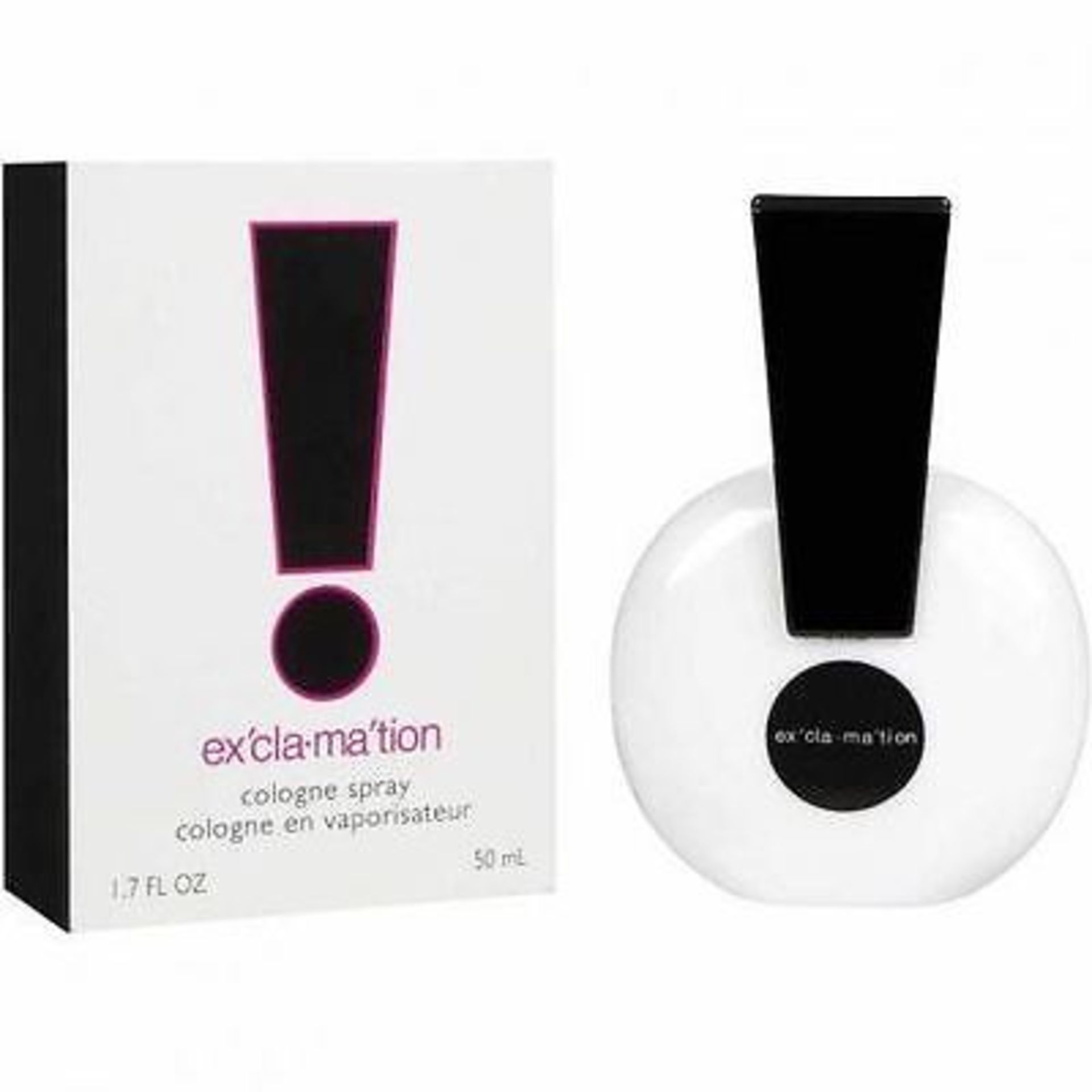+ VAT Brand New Coty Exclamation 50ml Cologne Spray