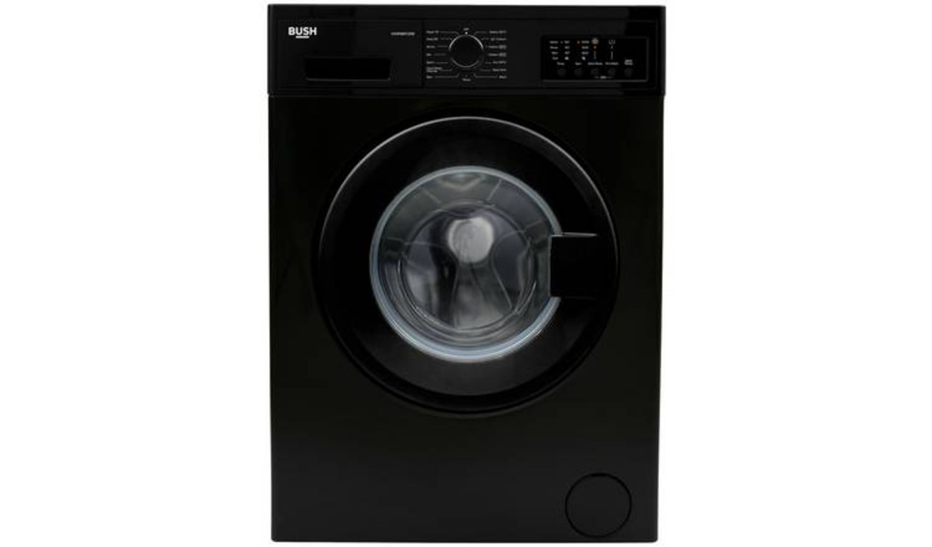 + VAT Grade A/B Bush WMNB912EB 9Kg 1200 Spin Washing Machine - 15 Minute Quick Wash - 15 Programmes