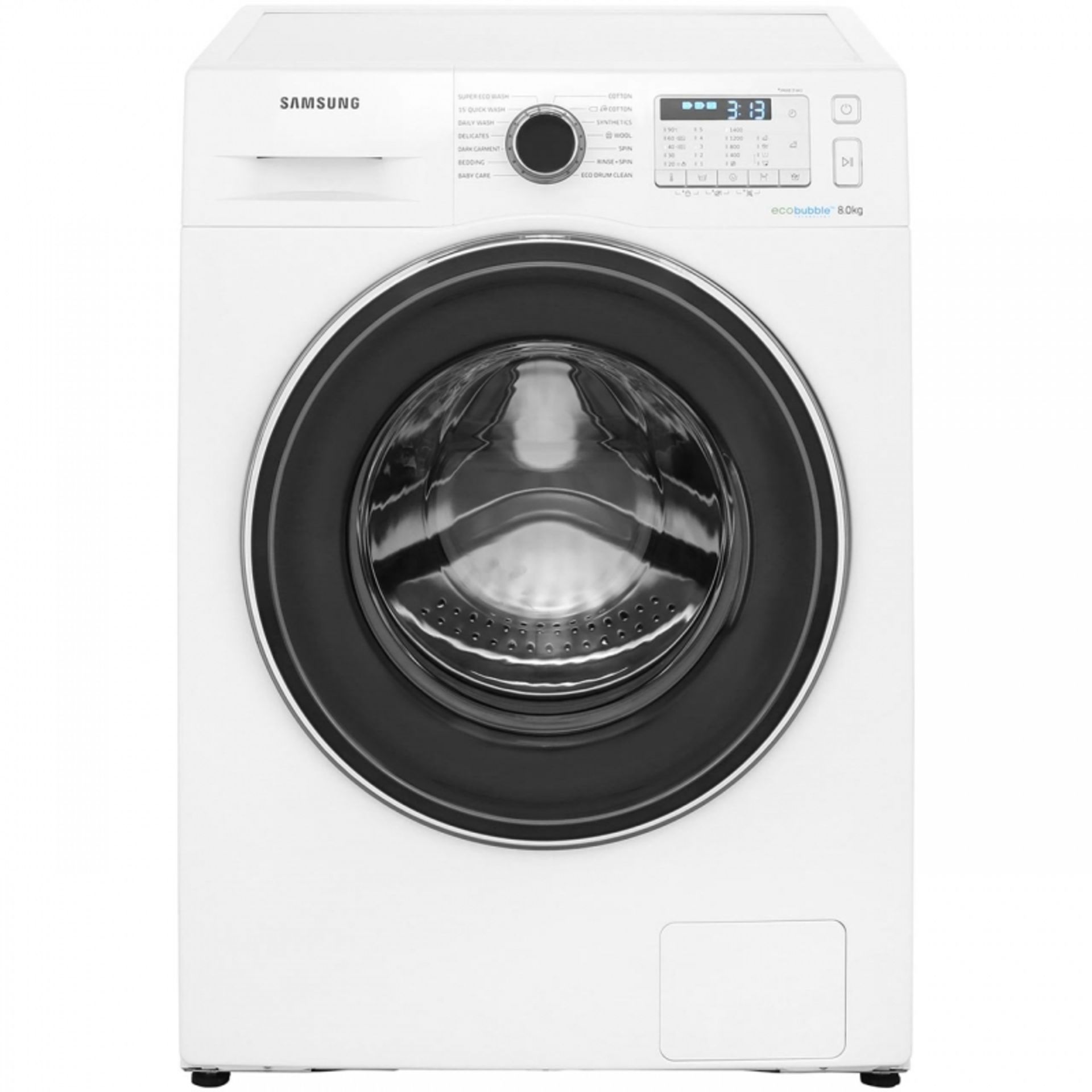 + VAT Grade A/B Samsung WW80J5555FA 8Kg 1400 Spin Washing Machine - A+++ Energy Rating - Ecobubble