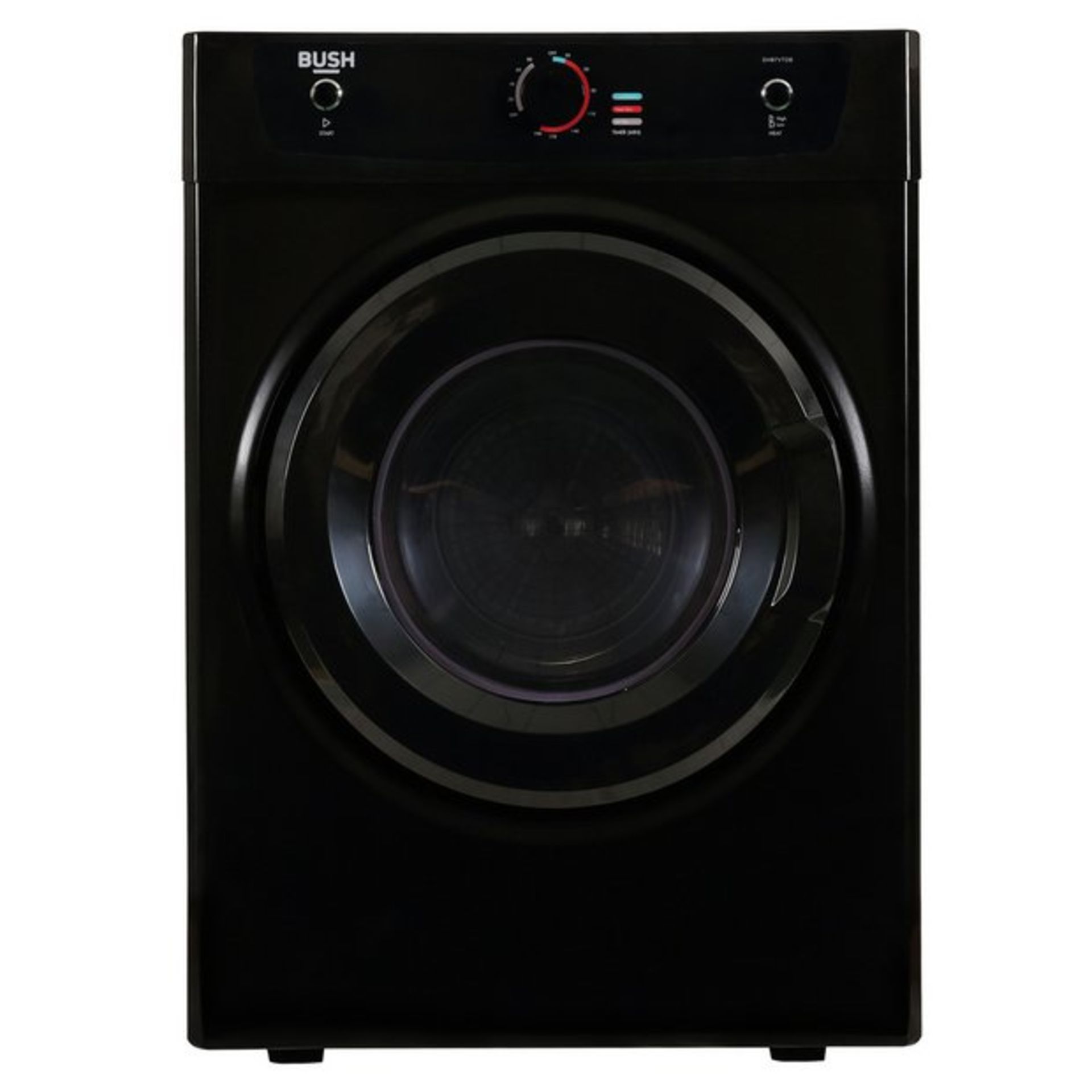 + VAT Grade A/B Bush DHB7VTDB 7Kg Vented Tumble Dryer - 200 minute Quick Dry - Capacity For Up To