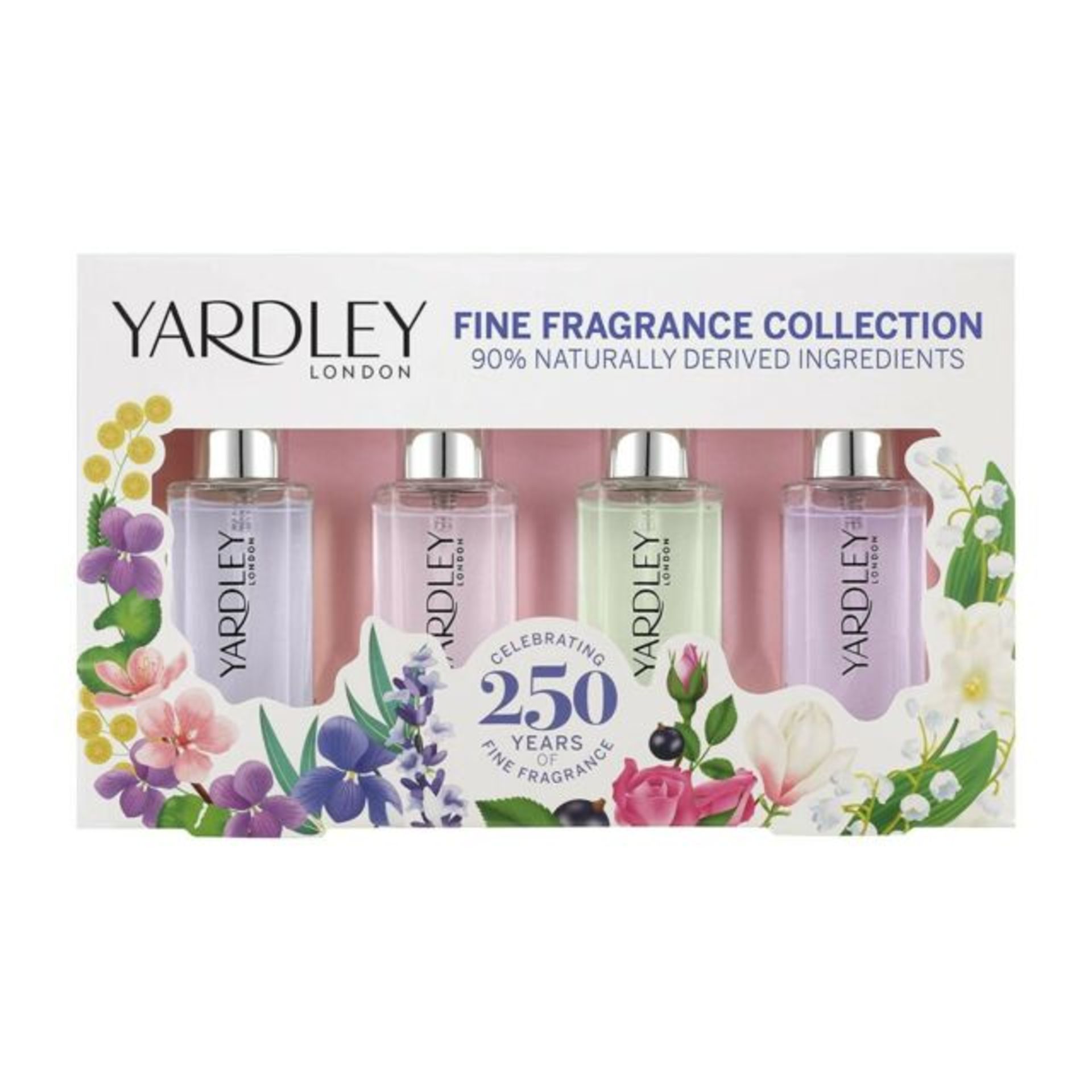 + VAT Brand New Yardley Contempory Miniatures 4X10ml edt