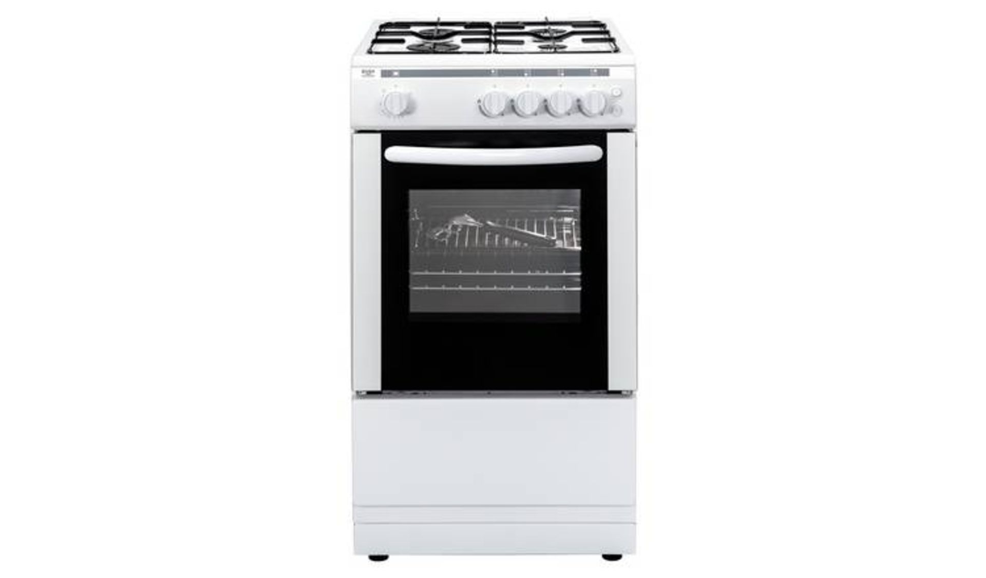 + VAT Grade A/B Bush AG56S 50cm Single Oven Gas Cooker - Main Oven 48 Litre Capacity - Four Gas