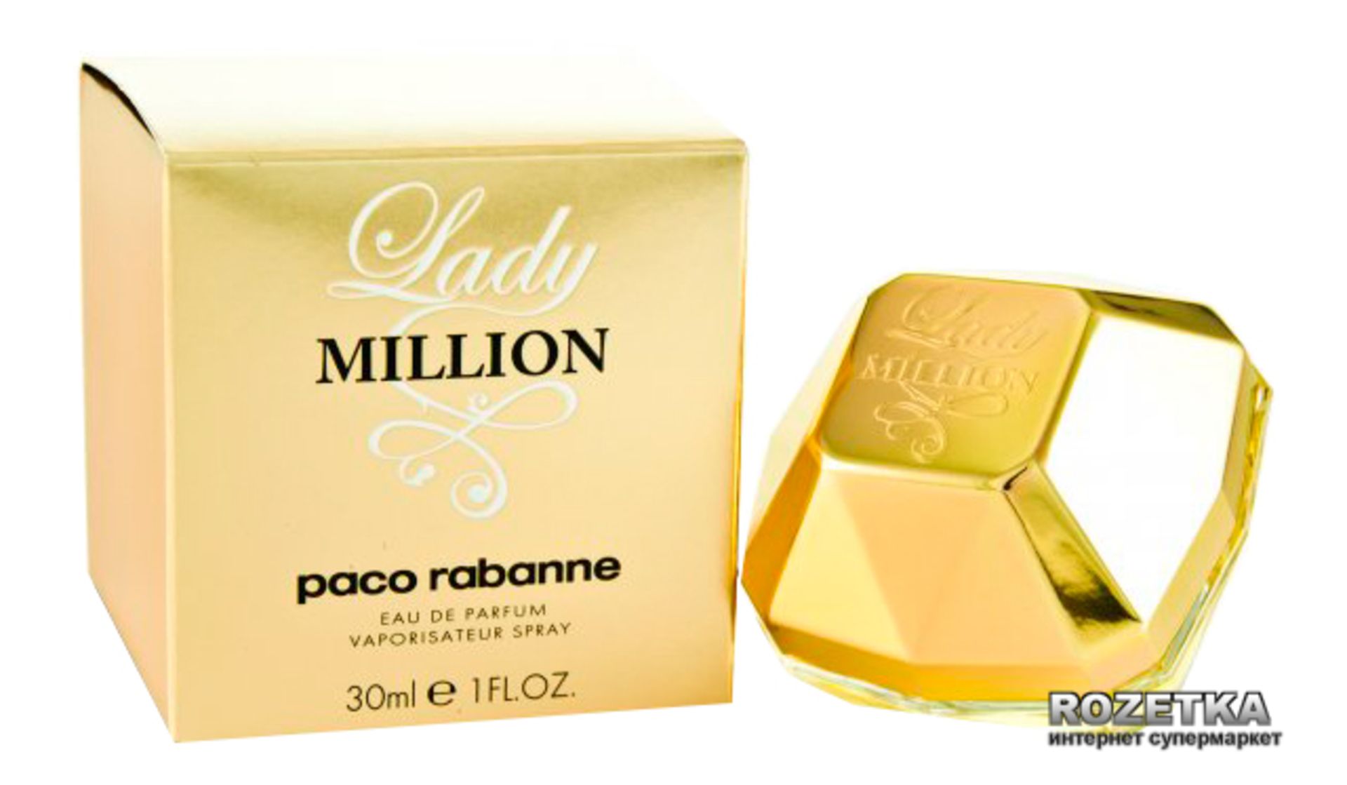 + VAT Brand New Paco Rabanne Lady Million 30ml EDP Spray