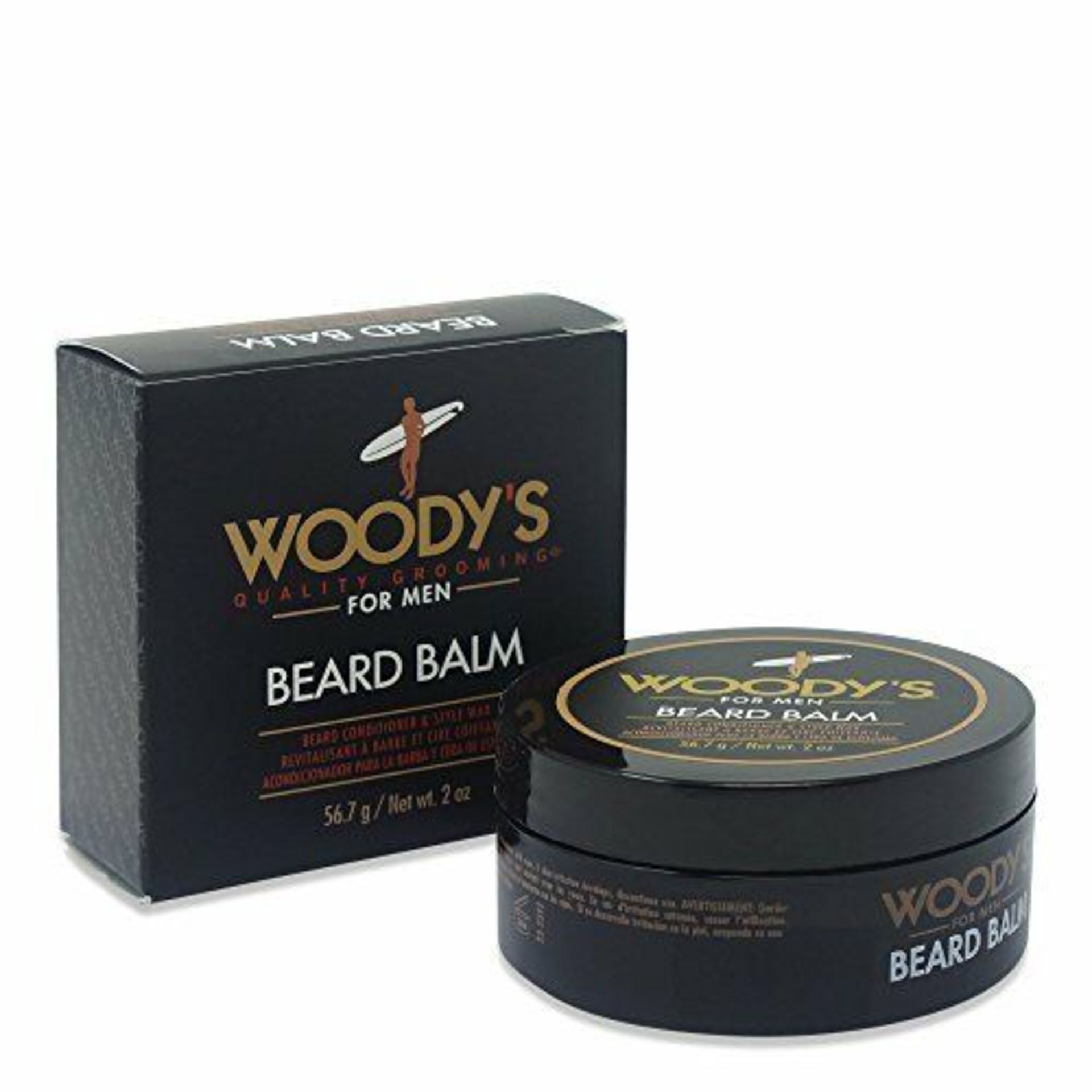 + VAT Brand New Woody's 56.7g Beard Balm