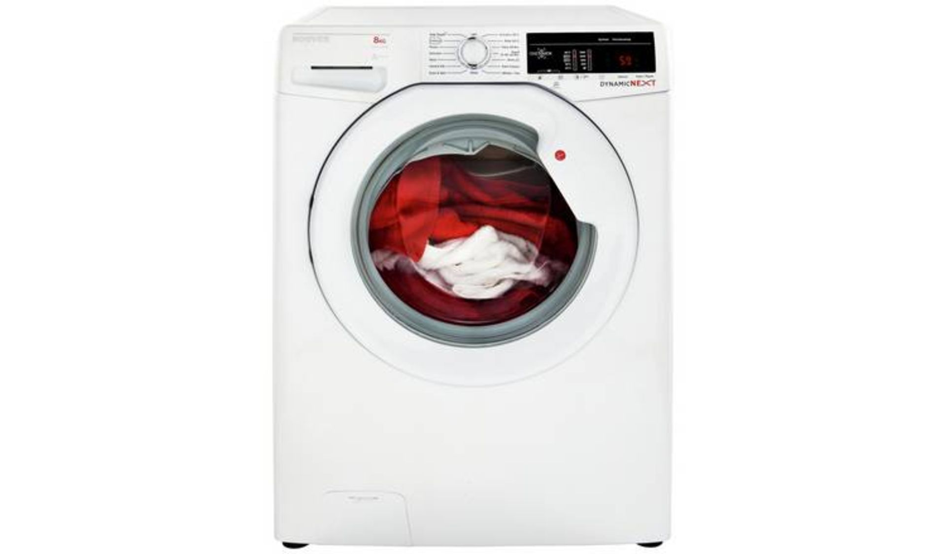 + VAT Grade A/B Hoover DX0A 68LW3 8Kg 1600 Spin Washing Machine - A+++ Energy Rating - 14 Minute