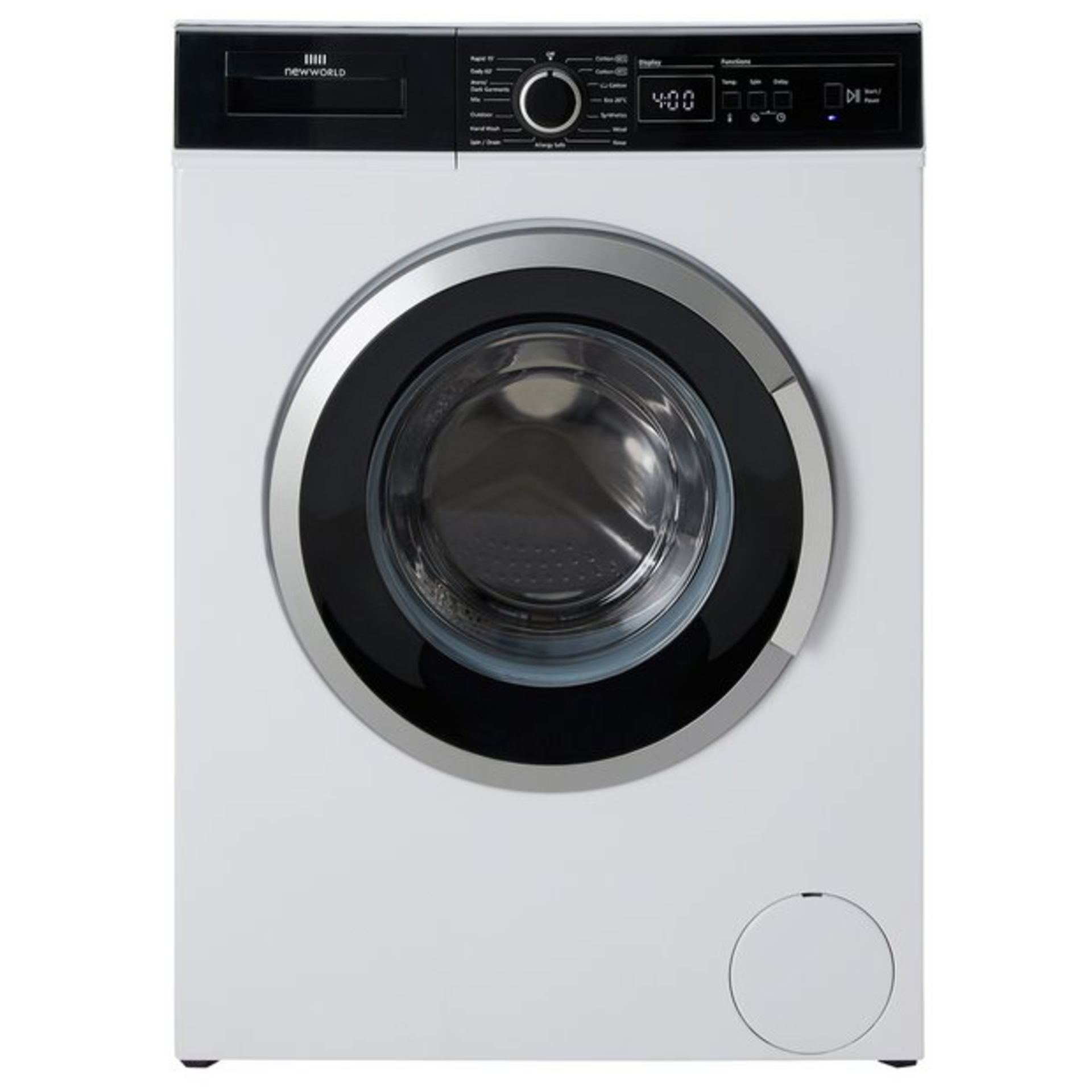 + VAT Grade A/B New World NWDHT814W 8KG 1400 Spin Washing Machine - 15 Minute Quick Wash - 15 - Image 2 of 2