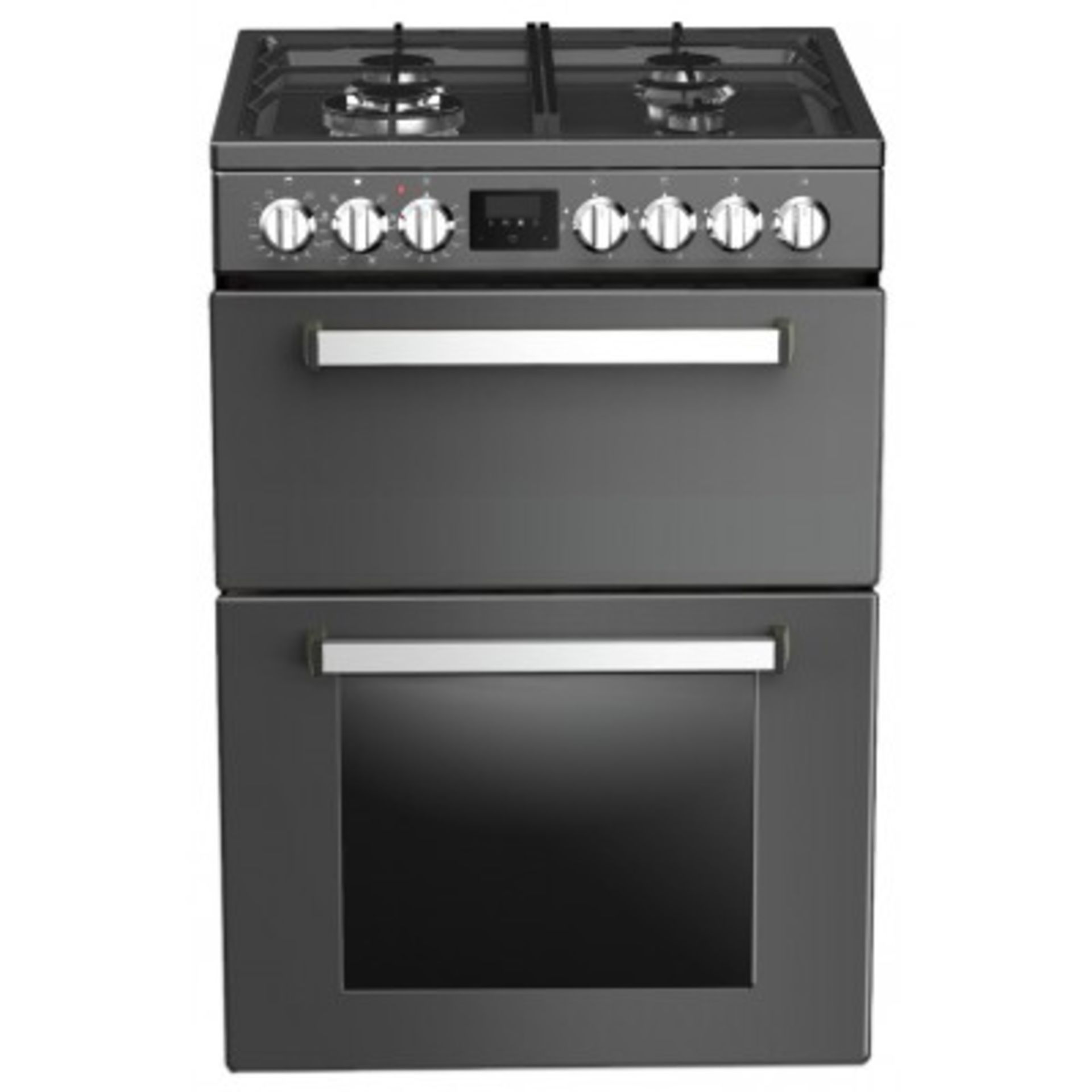 + VAT Grade B New World Macdui NWMC60DFB 60cm Dual Fuel Cooker - Main Oven 73 Litre Capacity -