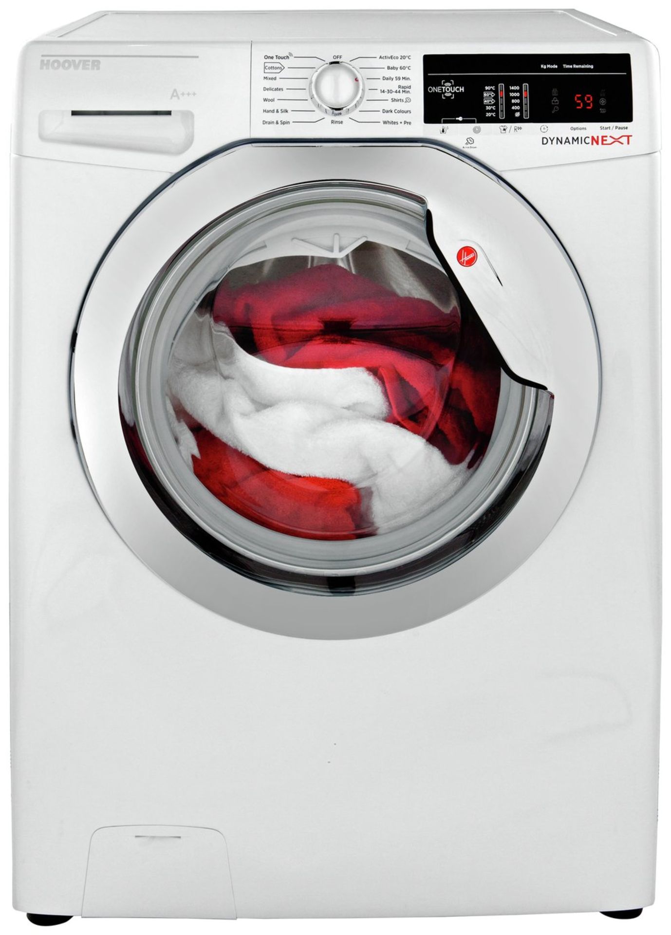 + VAT Grade A/B Hoover DX0A 49C3 9Kg 1400 Spin Washing Machine - A+++ Energy Rating - 14 Minute