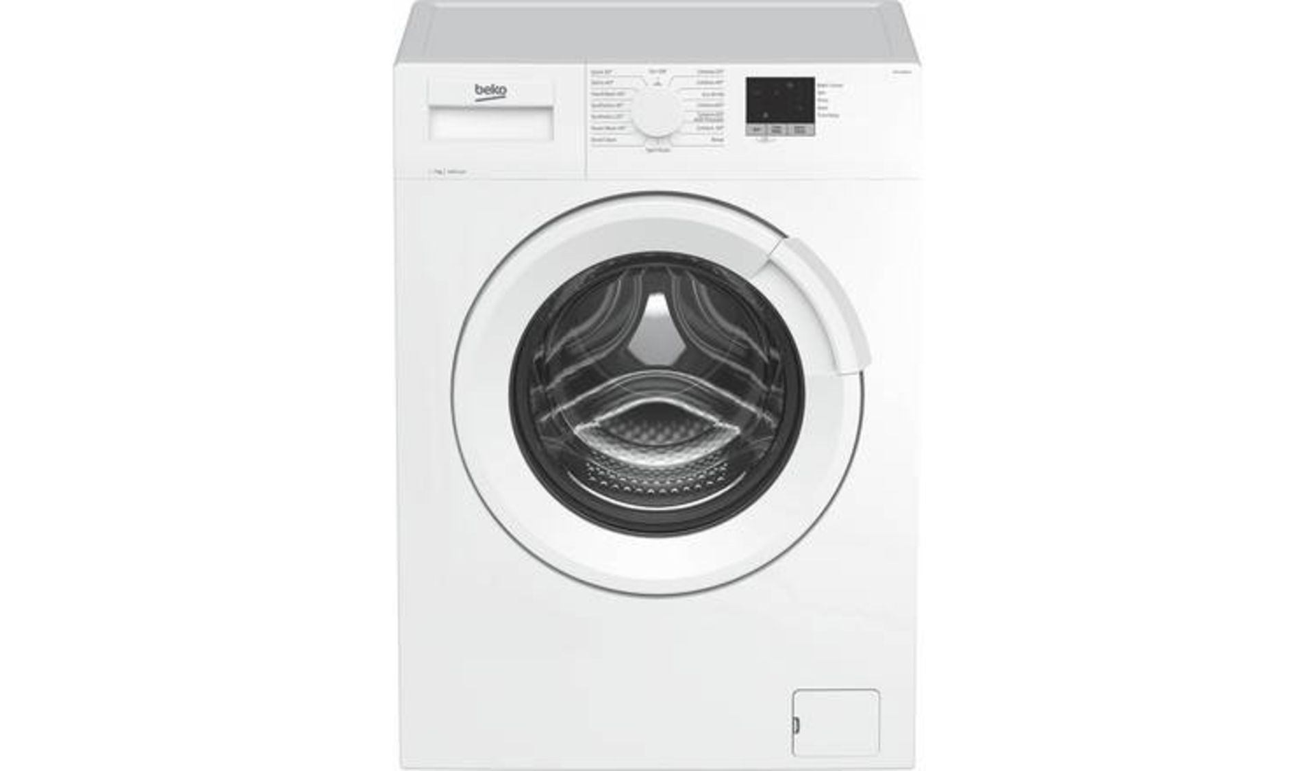 + VAT Grade A/B Beko WTL74051W 7Kg 1400 Spin Washing Machine - 15 Programmes - 28 Minute Quick Wash