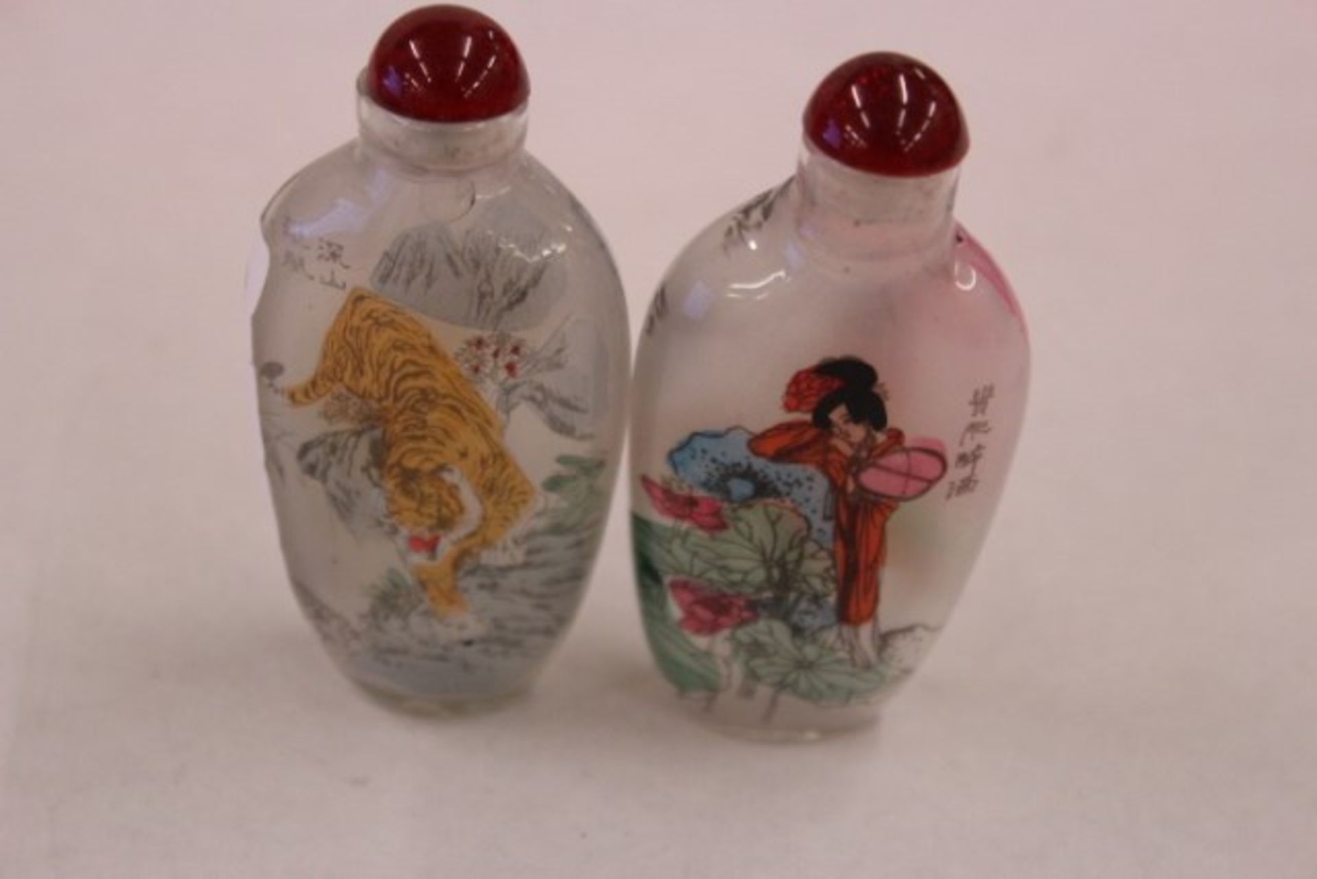 No VAT Brand New Two Hand Painted Scent Bottles