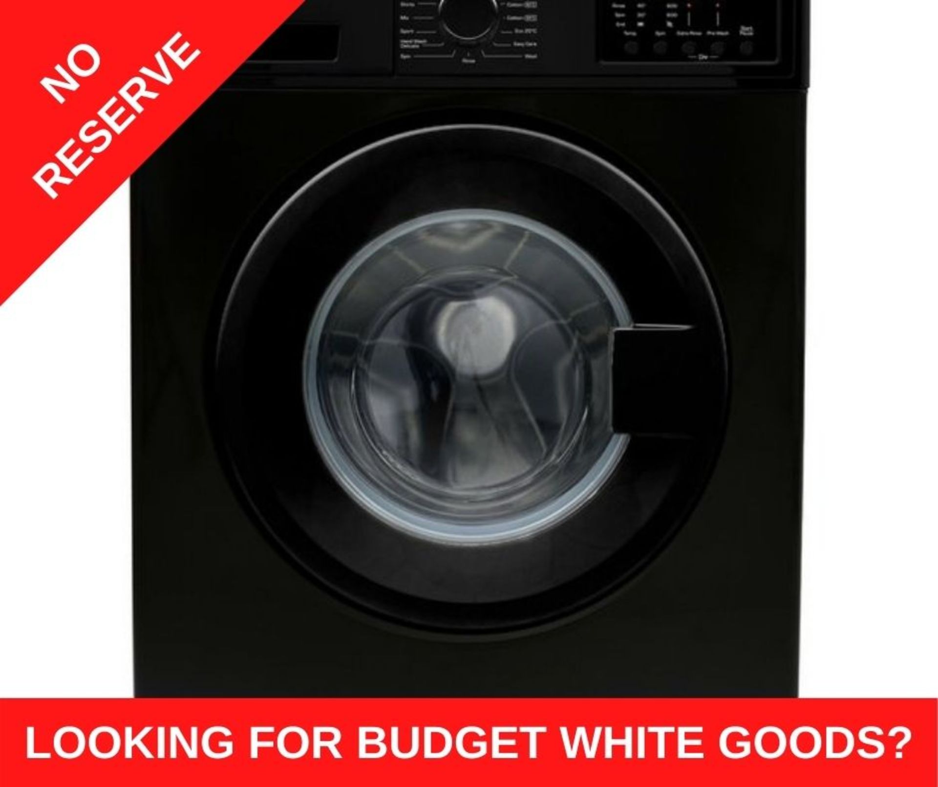 + VAT Grade A/B Bush WMNB712EB 7Kg 1200 Spin Washing Machine - A++ Energy Rated - 15 Programmes -