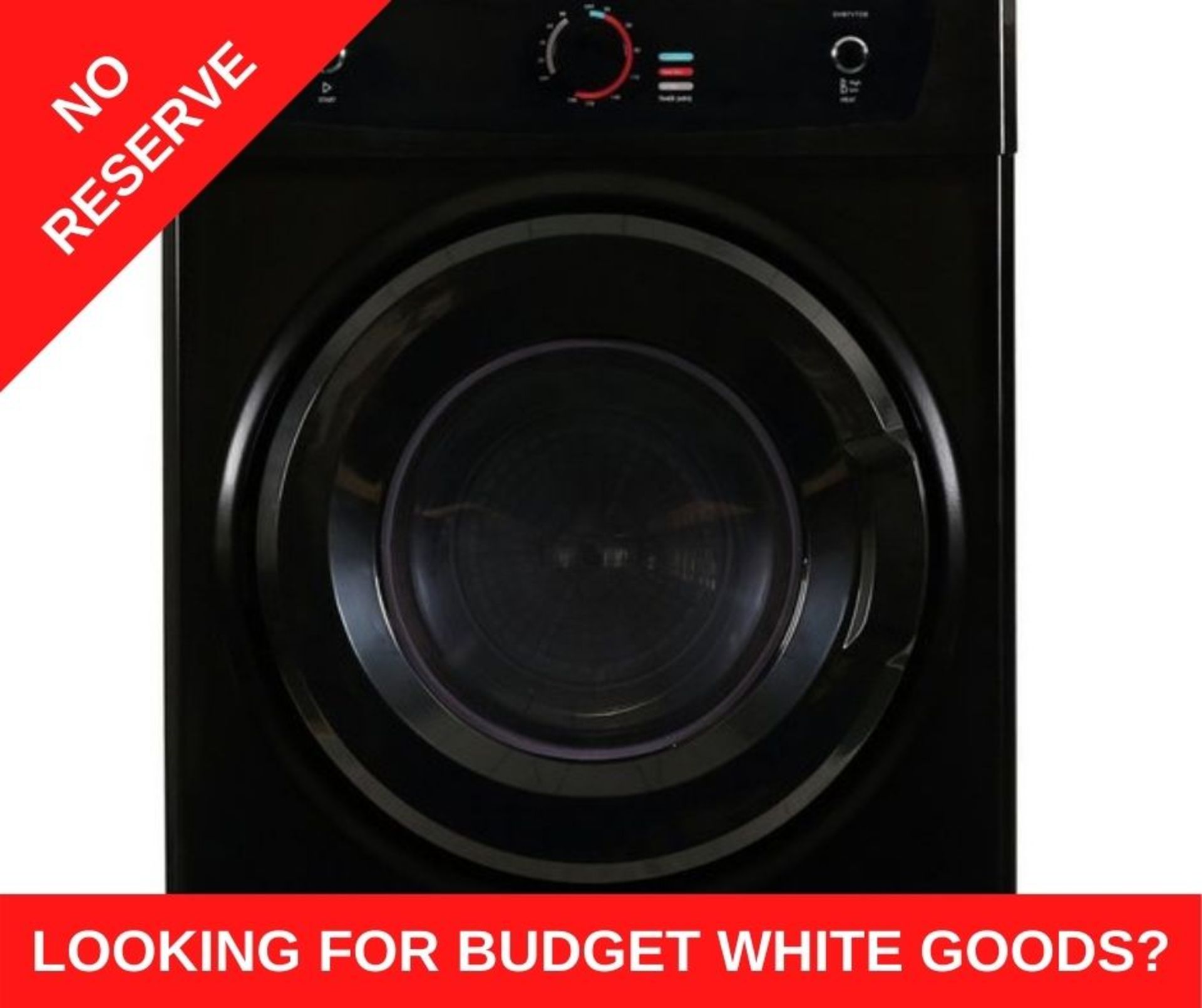 + VAT Grade A/B Bush DHB7VTDB 7Kg Vented Tumble Dryer - 200 minute Quick Dry - Capacity For Up To