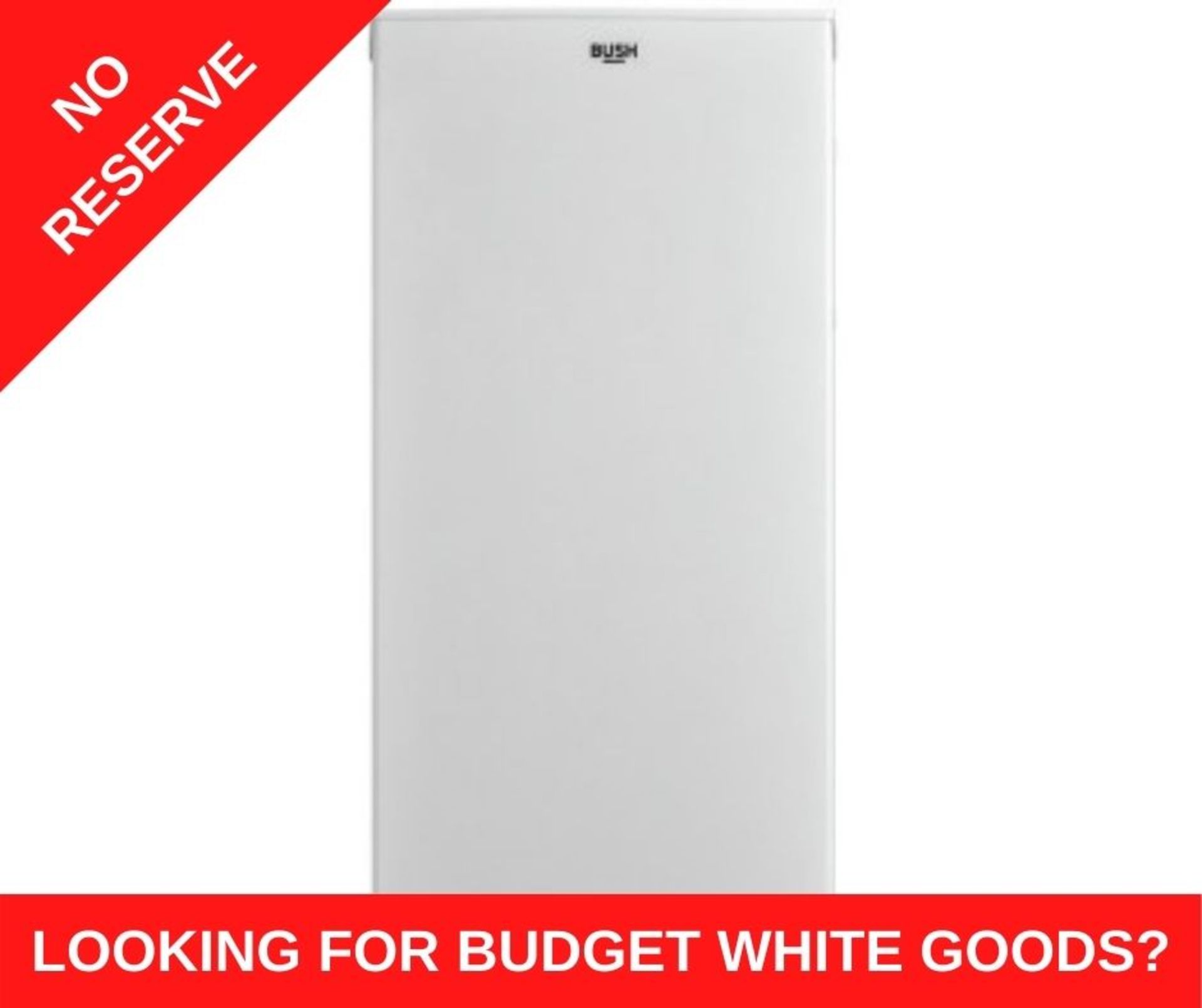 + VAT Grade A/B Bush M55143TFW Upright Freezer - A+ Energy Rating - 153 Litre Freezer Capacity -