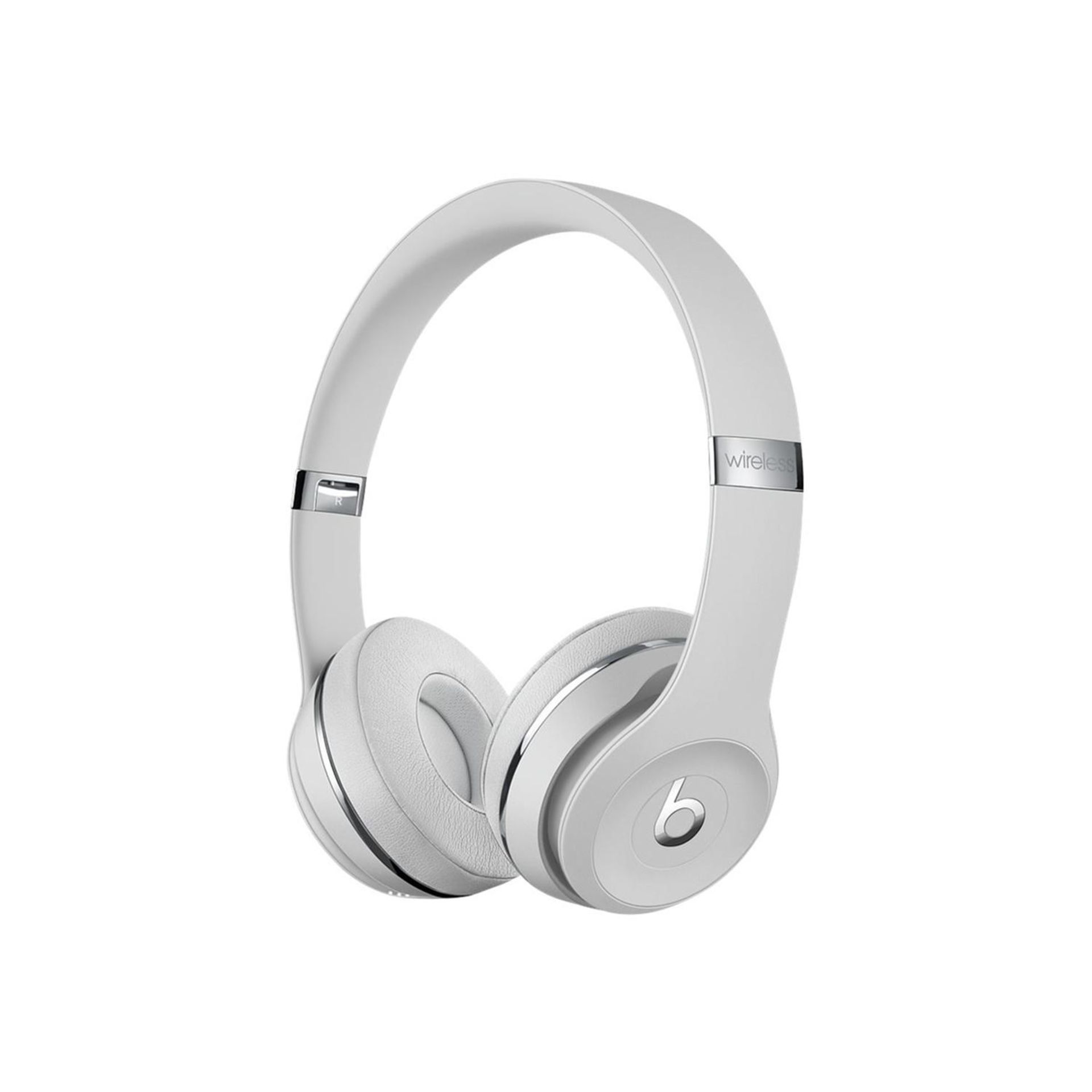+ VAT Brand New Beats Solo 3 Wireless Foldable Headphones Satin Silver - Wirelessly Connect To Your