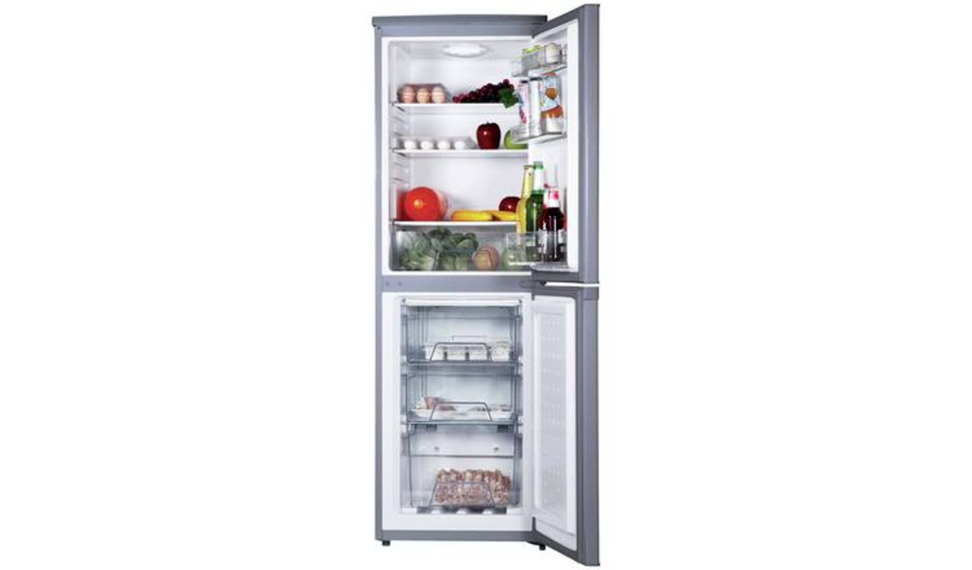 + VAT Grade A/B Bush M50152FFS Frost Free Fridge Freezer - 119 Litre Fridge Capacity - 53 Freezer - Image 2 of 2