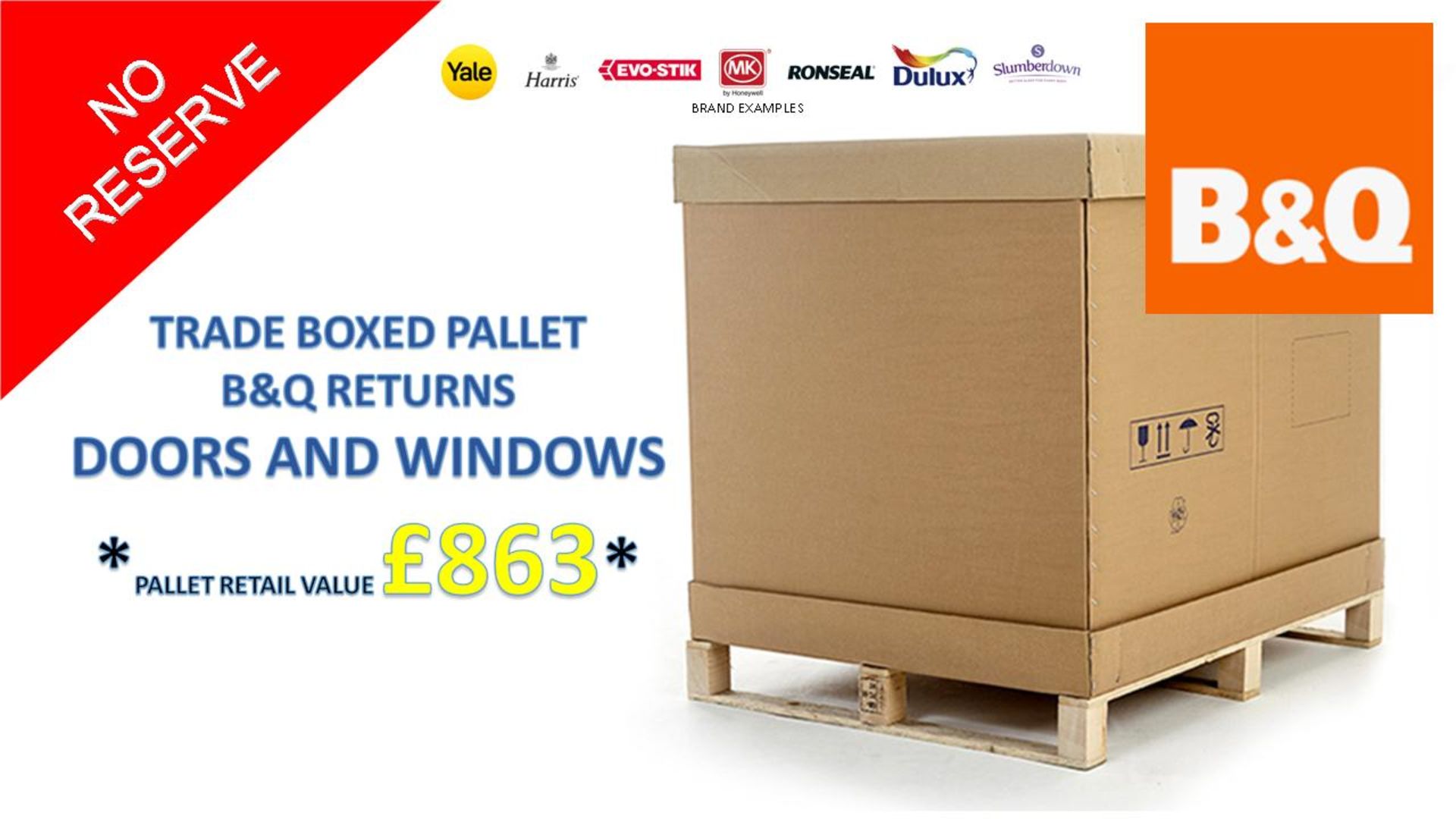 + VAT Grade U Trade Pallet Quantites Of B & Q Returns - Doors And Windows - Retail Value £863 ***No